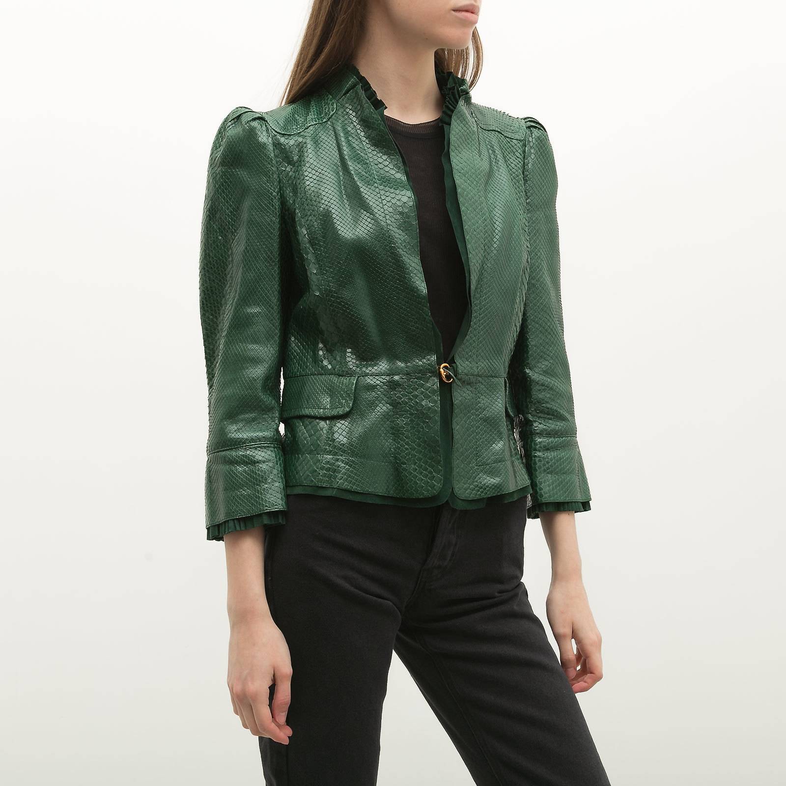 Кожаная куртка Gucci - купить оригинал в секонд-хенде SFS - 3