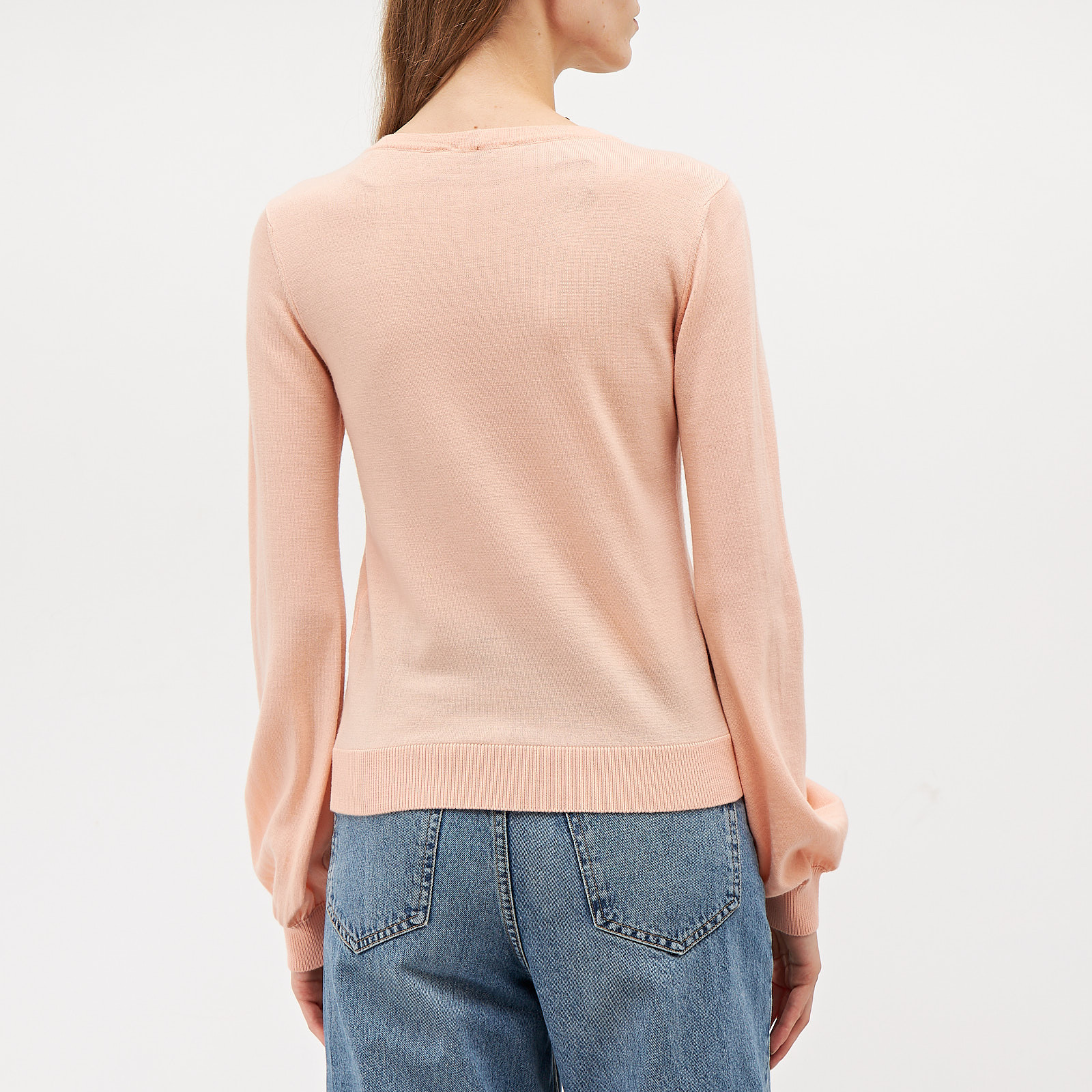 Джемпер розового цвета N21 - фото из каталога магазина брендовой одежды Second Friend Store Джемпер N21 - купить оригинал в секонд-хенде SFS - 3