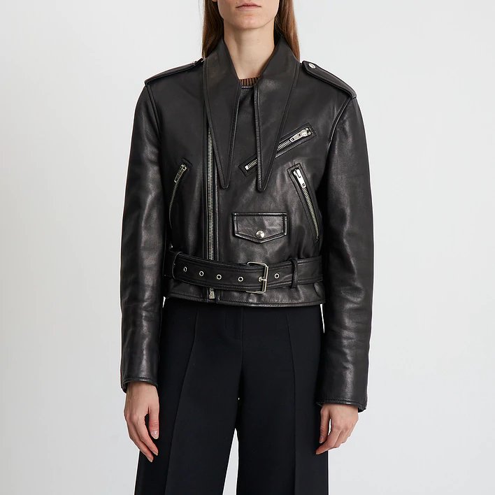 Кожаная куртка Balenciaga