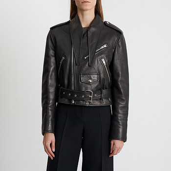 Кожаная куртка Balenciaga