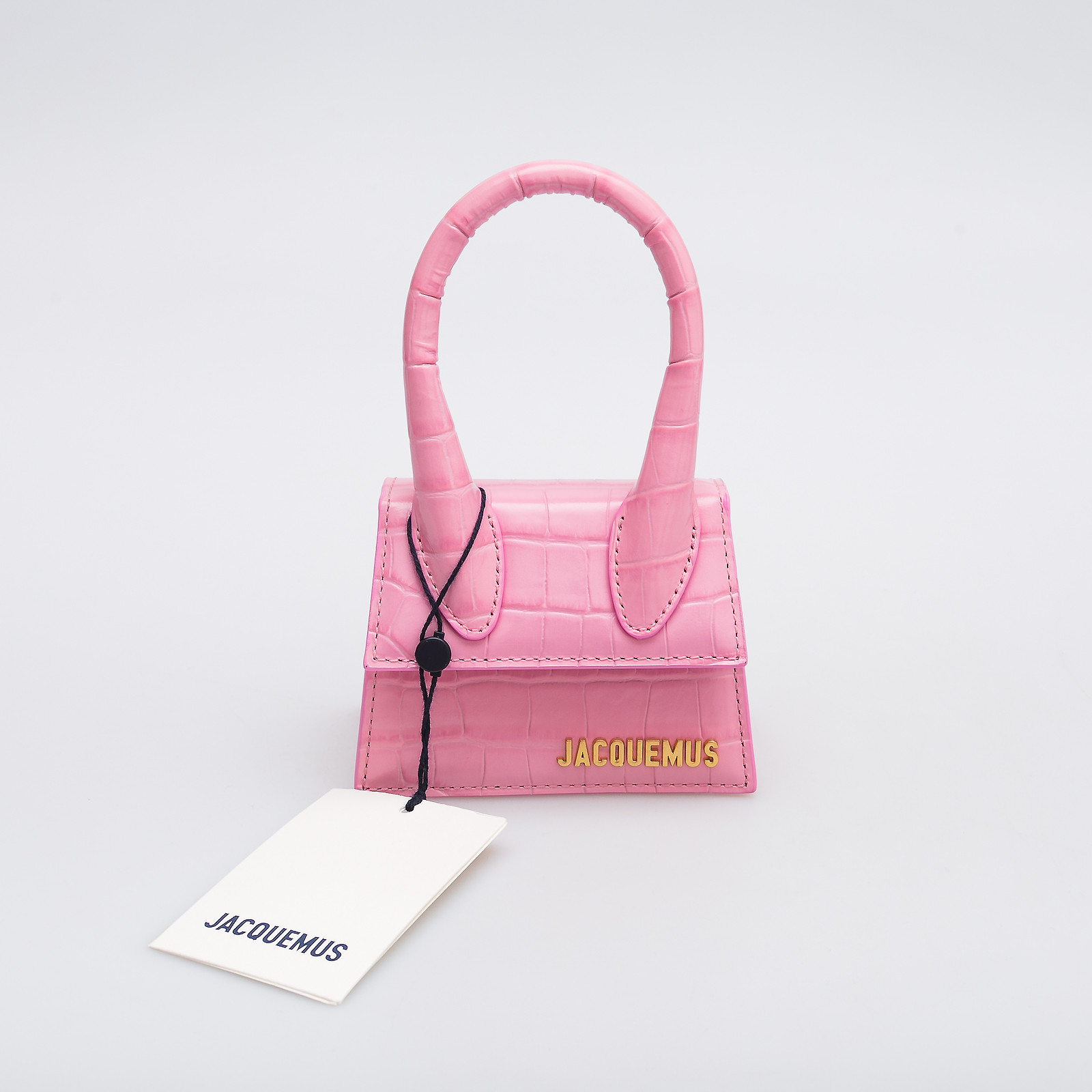 Сумка розового цвета Jacquemus - фото из каталога магазина брендовой одежды Second Friend Store Сумка Jacquemus - купить оригинал в секонд-хенде SFS - 8