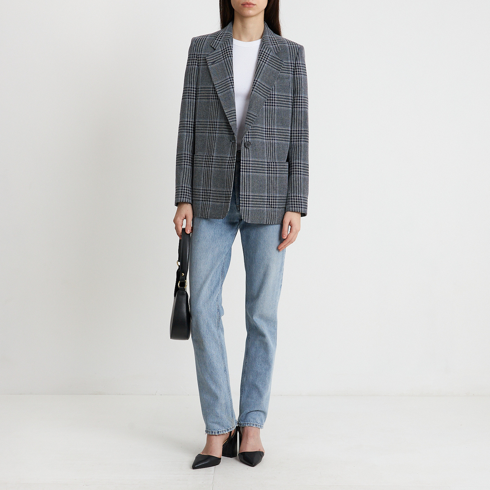 Пиджак серого цвета Acne Studios - фото из каталога магазина брендовой одежды Second Friend Store Пиджак Acne Studios - купить оригинал в секонд-хенде SFS - 2
