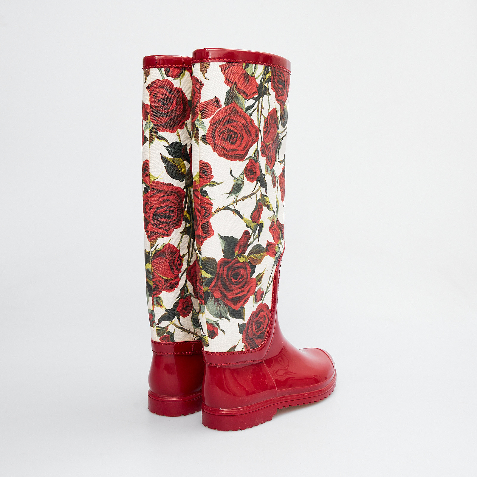 Сапоги красного цвета Dolce&Gabbana - фото из каталога магазина брендовой одежды Second Friend Store Сапоги Dolce&Gabbana - купить оригинал в секонд-хенде SFS - 3