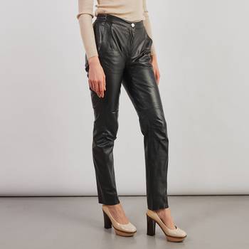 Кожаные брюки Louis Vuitton
