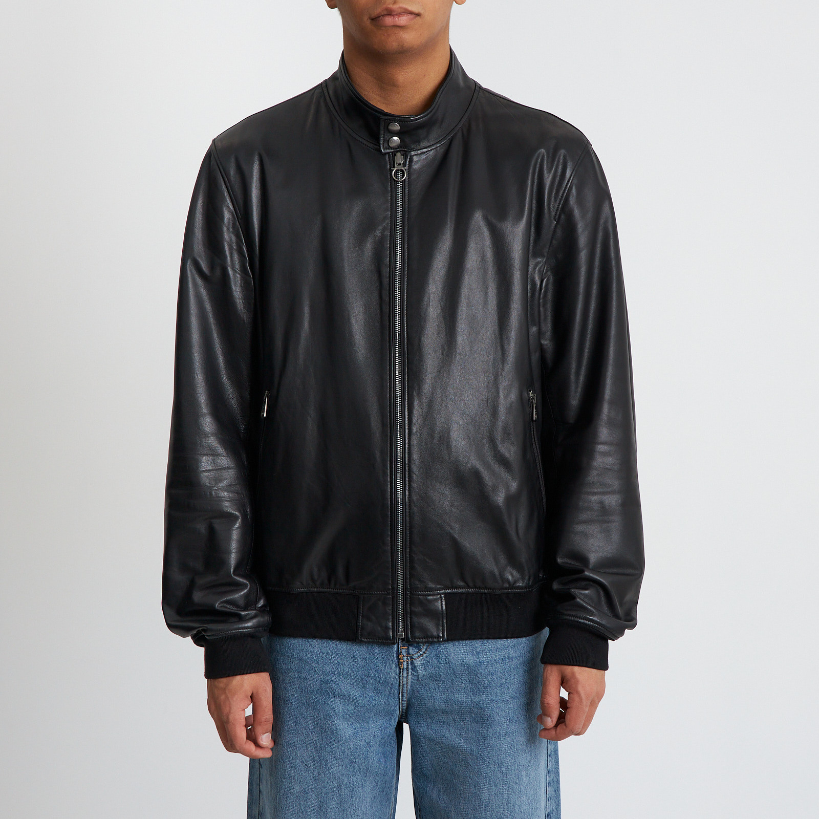 Кожаная куртка Salvatore Ferragamo - купить оригинал в секонд-хенде SFS - 1