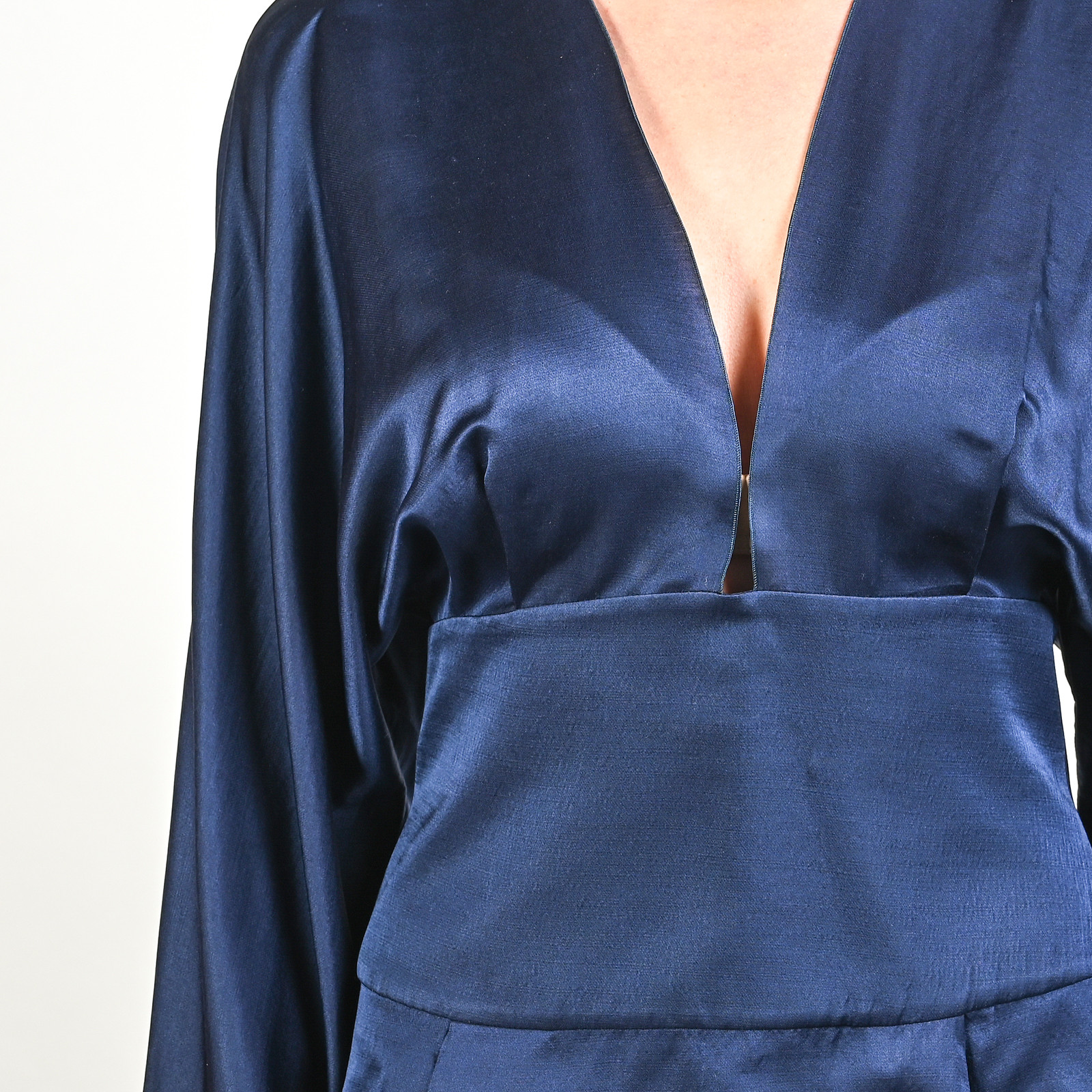 Блуза синего цвета Stella McCartney - фото из каталога магазина брендовой одежды Second Friend Store Блуза Stella McCartney - купить оригинал в секонд-хенде SFS - 4