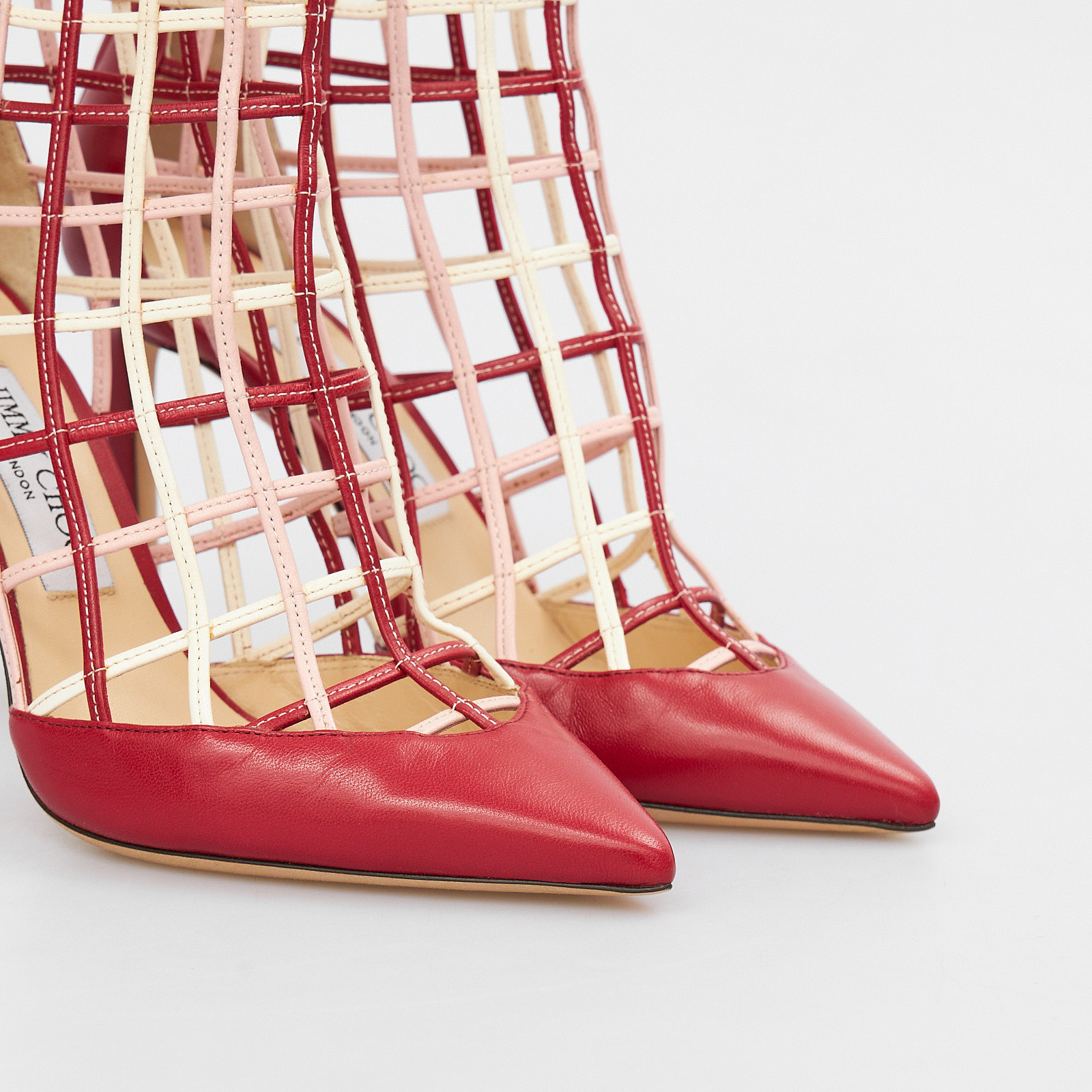 Ботильоны красного цвета Valentino - фото из каталога магазина брендовой одежды Second Friend Store Ботильоны Valentino - купить оригинал в секонд-хенде SFS - 4
