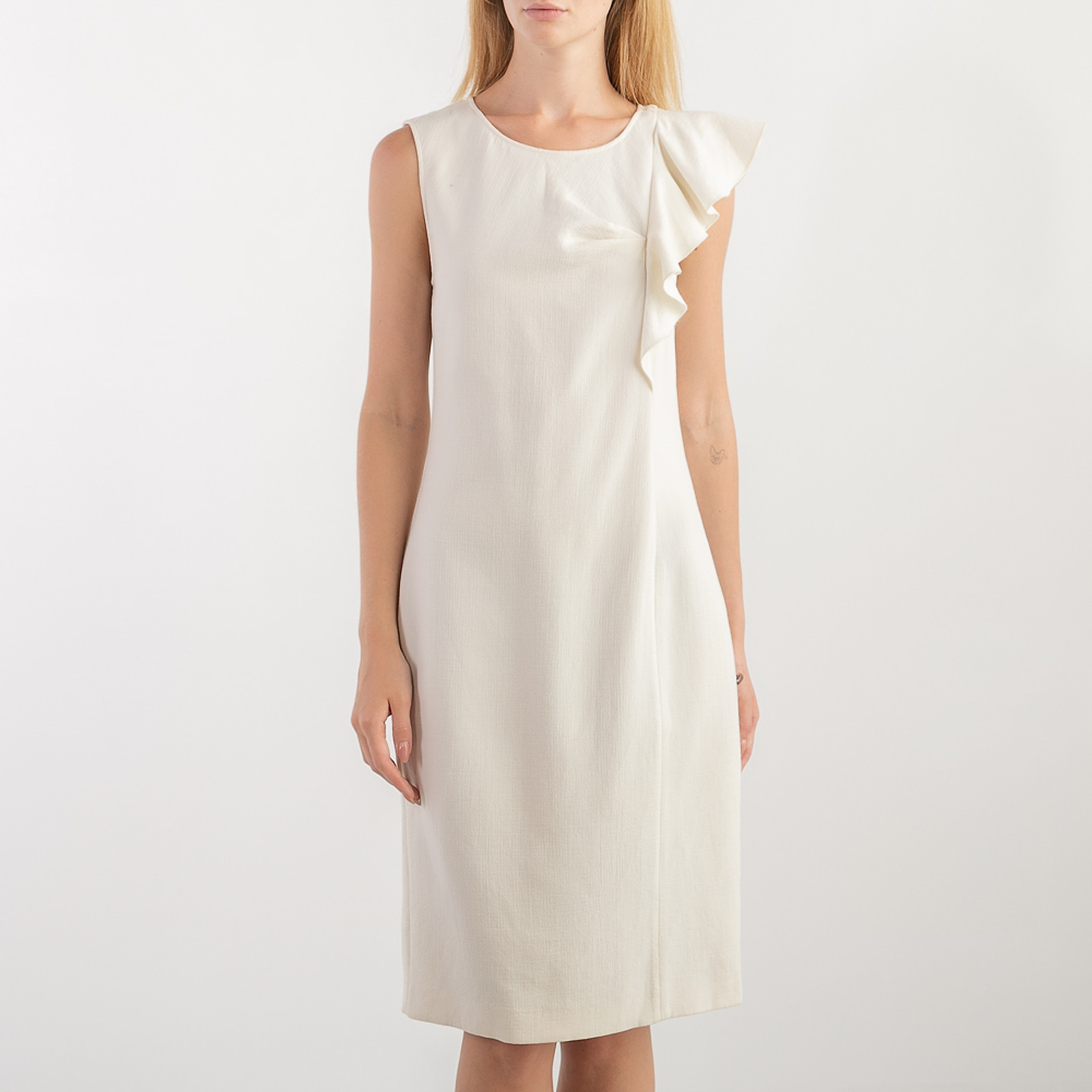 Платье белого цвета Emilio Pucci - фото из каталога магазина брендовой одежды Second Friend Store Платье Emilio Pucci - купить оригинал в секонд-хенде SFS - 1