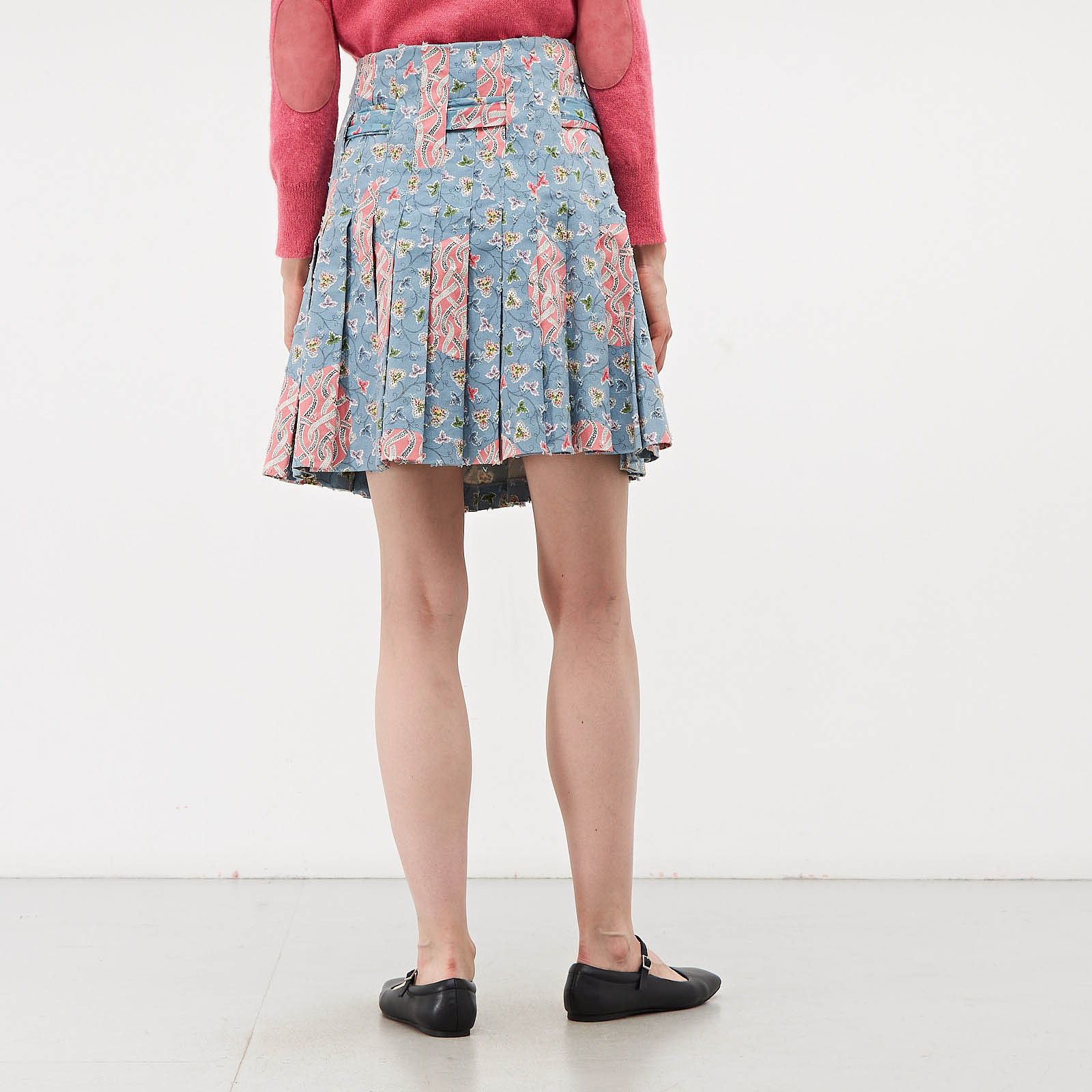 Юбка голубого цвета Christian Dior - фото из каталога магазина брендовой одежды Second Friend Store Юбка Christian Dior - купить оригинал в секонд-хенде SFS - 3