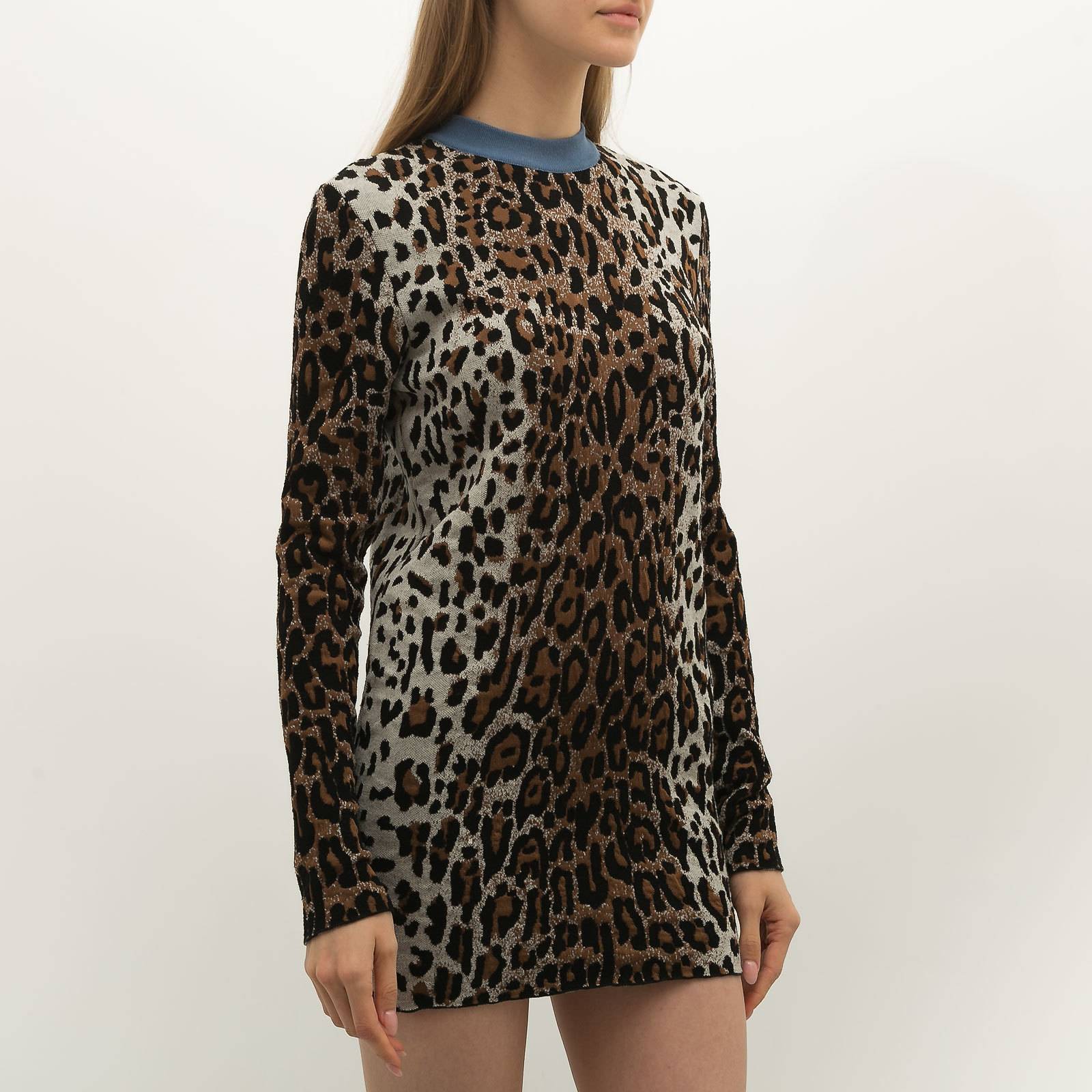 Платье коричневого цвета Stella McCartney - фото из каталога магазина брендовой одежды Second Friend Store Платье Stella McCartney - купить оригинал в секонд-хенде SFS - 3