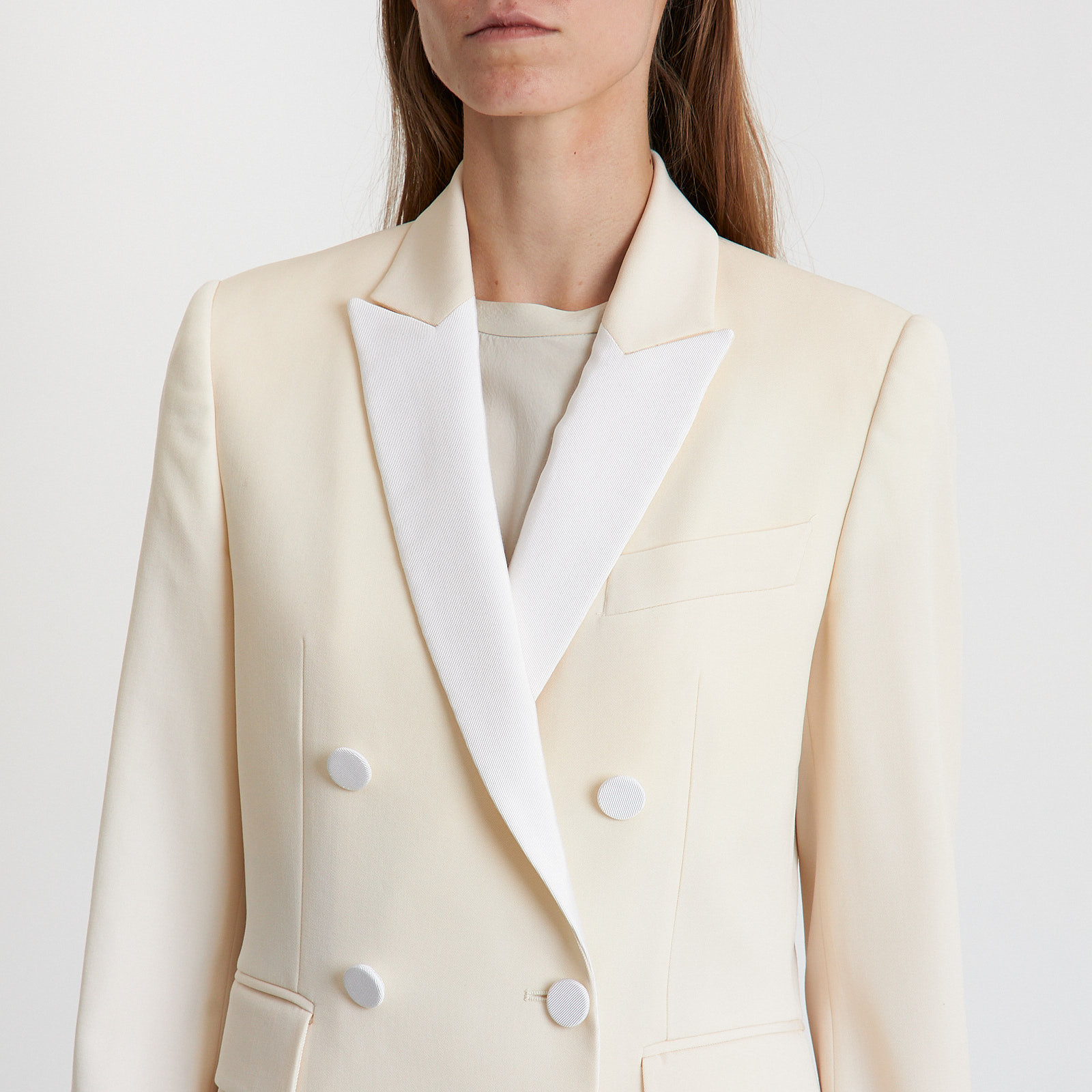 Костюм  белого цвета Stella McCartney - фото из каталога магазина брендовой одежды Second Friend Store Костюм Stella McCartney - купить оригинал в секонд-хенде SFS - 5