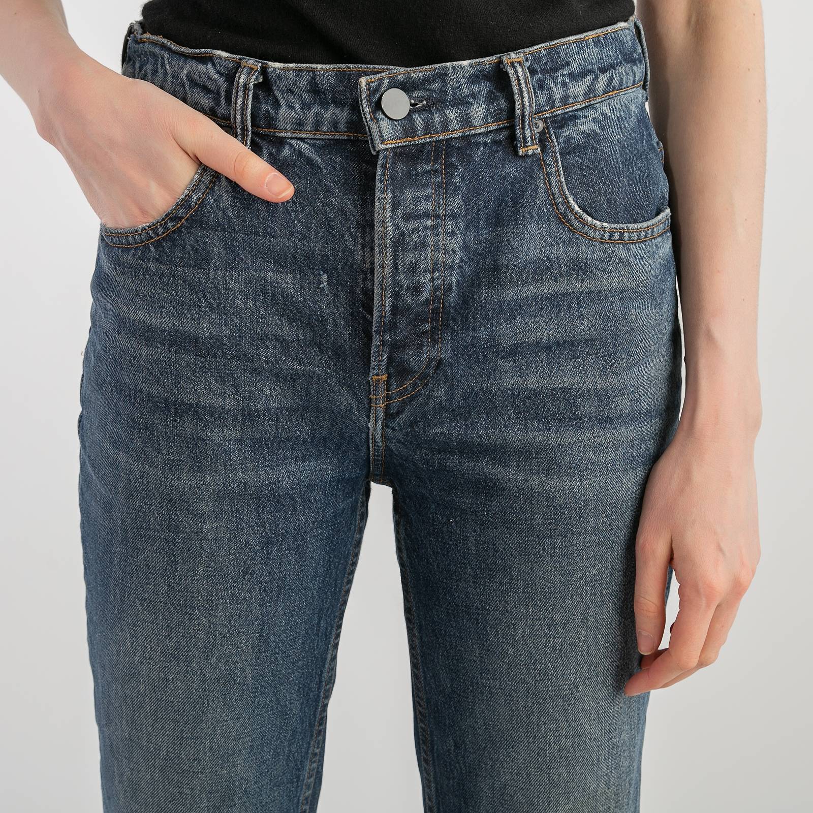 Джинсы Denim X Alexander Wang синие, купить за 6400 ₽ SFS