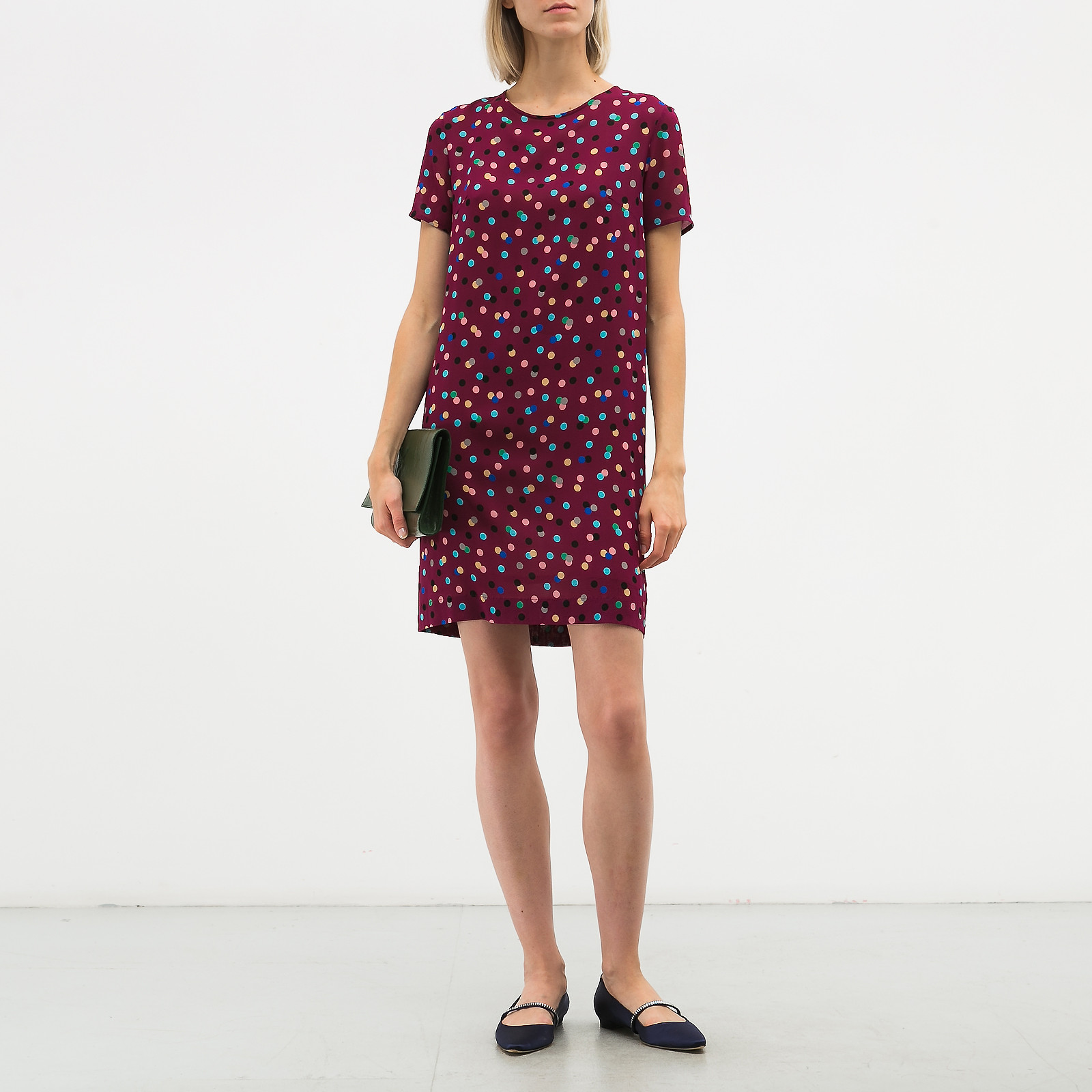 Платье  фиолетового цвета Alexander Terekhov - фото из каталога магазина брендовой одежды Second Friend Store Платье Alexander Terekhov - купить оригинал в секонд-хенде SFS - 2