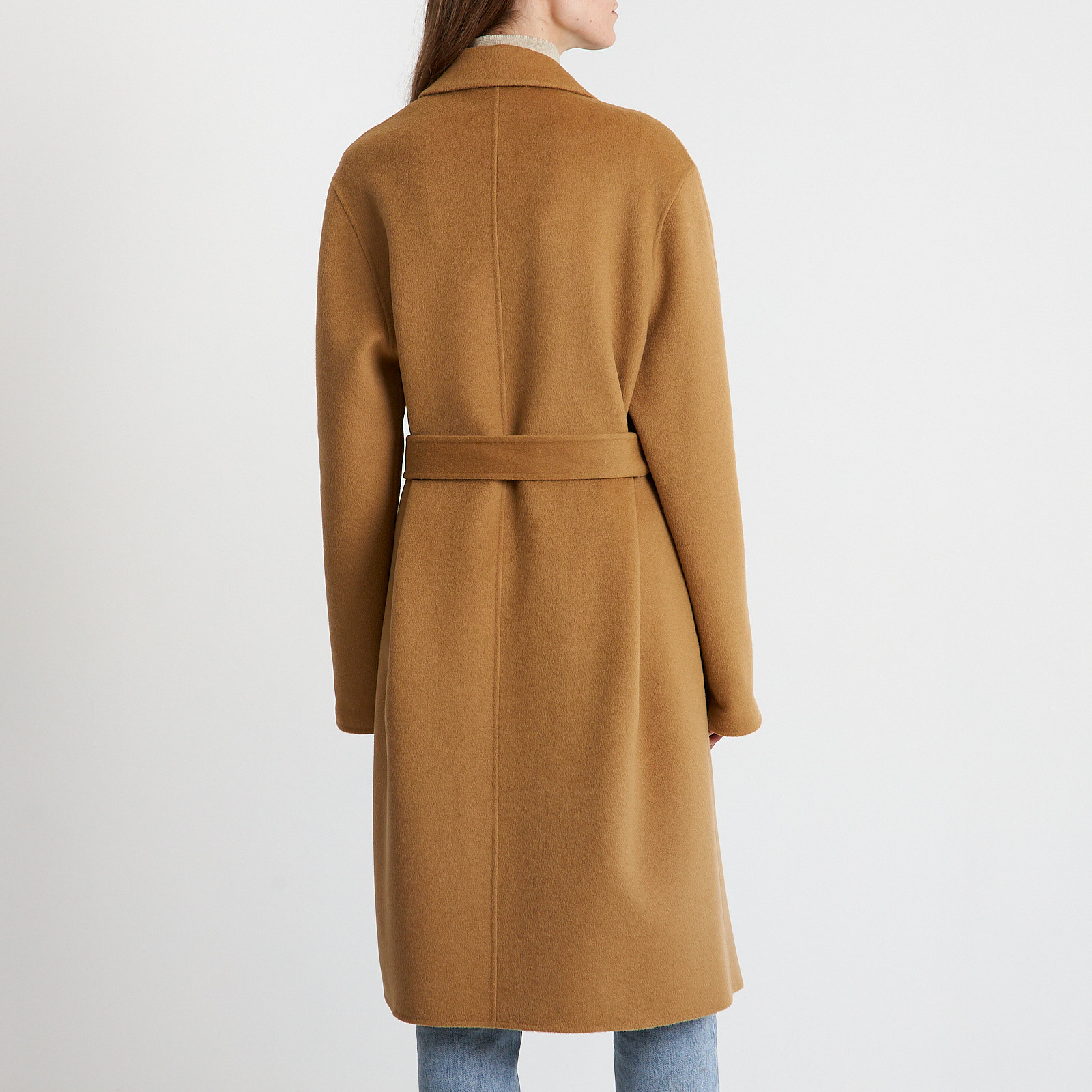 Пальто бежевого цвета Joseph - фото из каталога магазина брендовой одежды Second Friend Store Пальто Joseph - купить оригинал в секонд-хенде SFS - 3