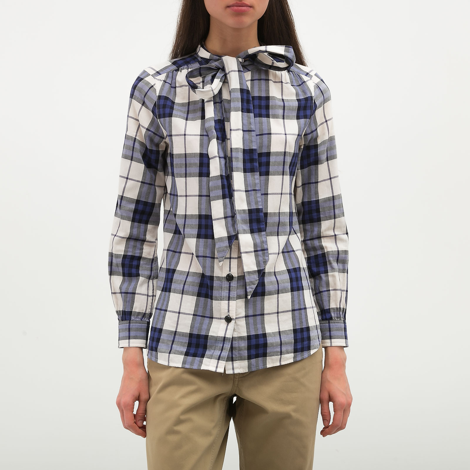 Burberry ruffle shirt best sale