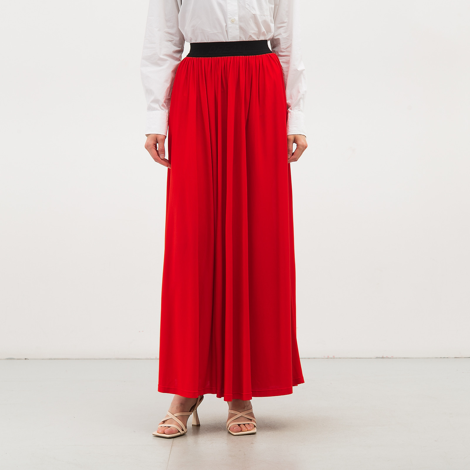 Юбка красного цвета MSGM - фото из каталога магазина брендовой одежды Second Friend Store Юбка MSGM - купить оригинал в секонд-хенде SFS - 1