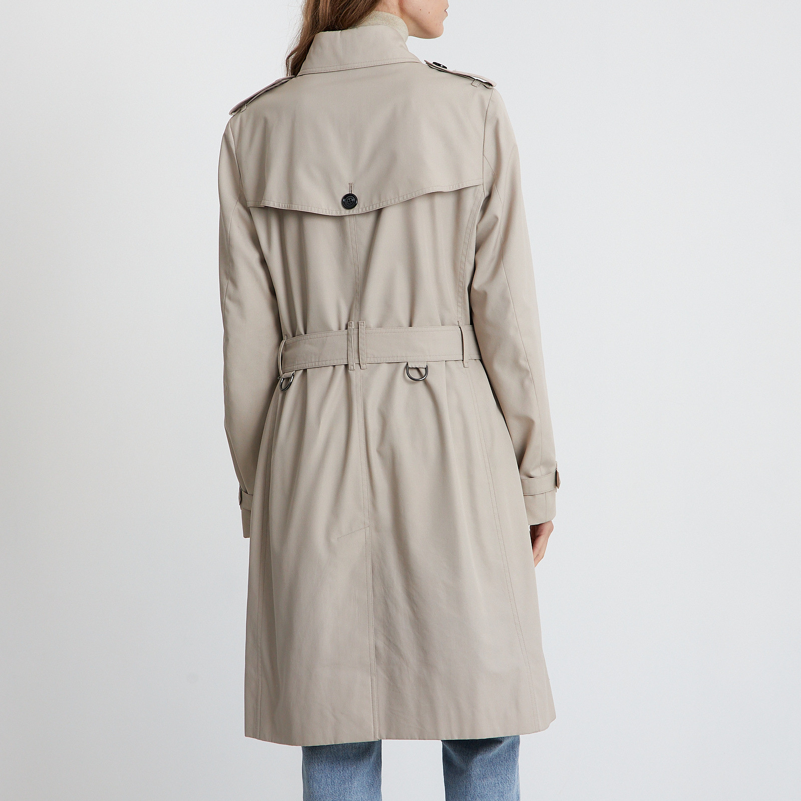 Тренч серого цвета Burberry Prorsum - фото из каталога магазина брендовой одежды Second Friend Store Тренч Burberry Prorsum - купить оригинал в секонд-хенде SFS - 3