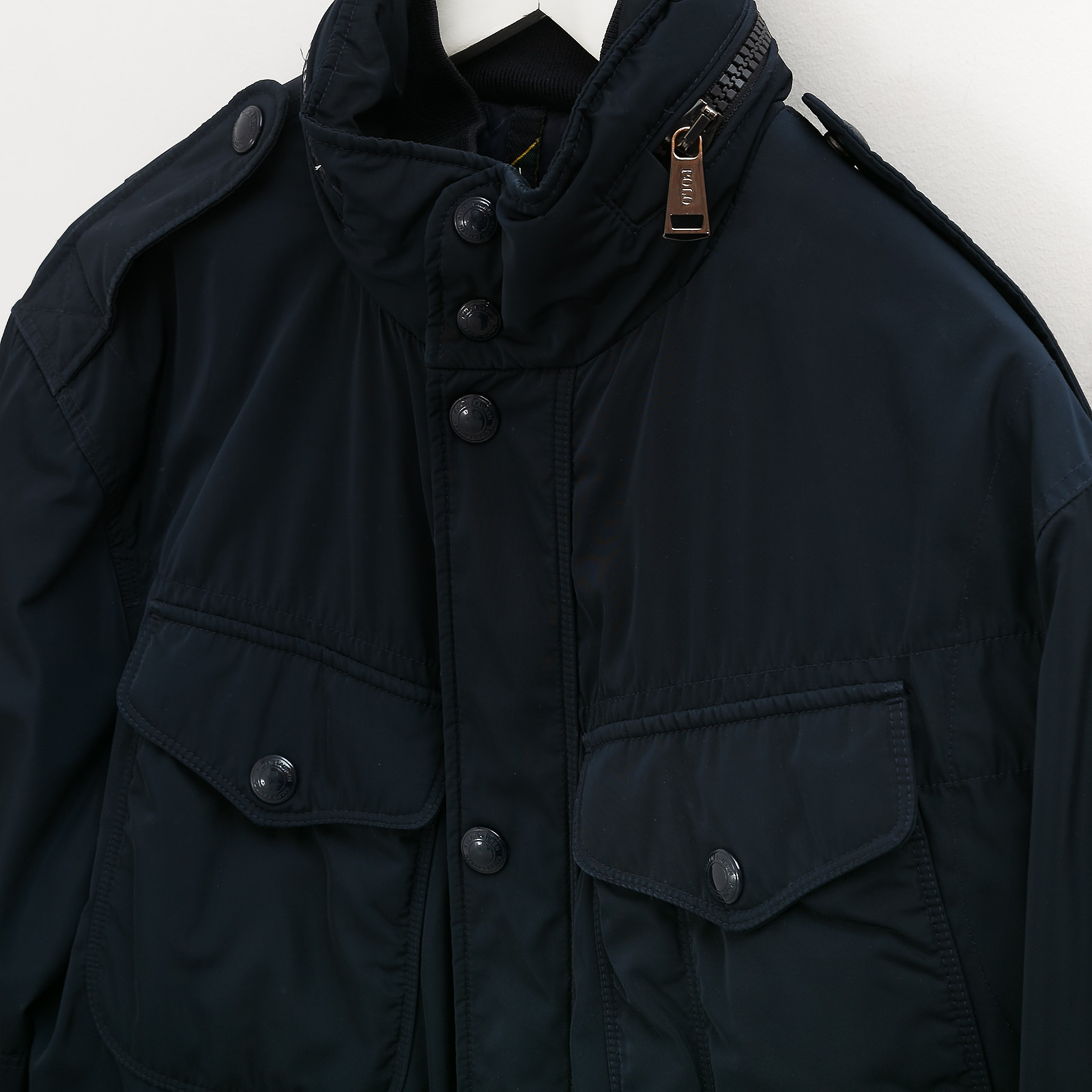 Парка синего цвета Polo Ralph Lauren - фото из каталога магазина брендовой одежды Second Friend Store Парка Polo Ralph Lauren - купить оригинал в секонд-хенде SFS - 3