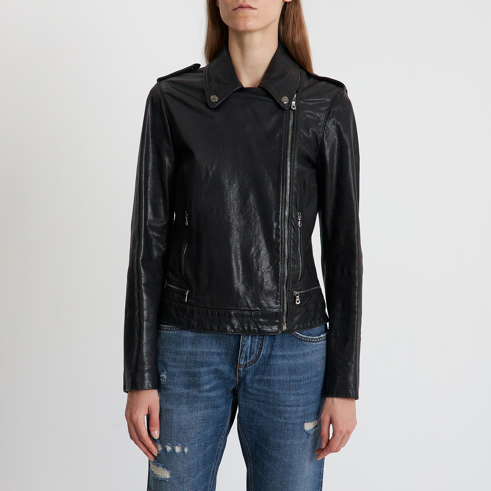 Кожаная куртка Dolce&Gabbana - купить оригинал в секонд-хенде SFS - 1