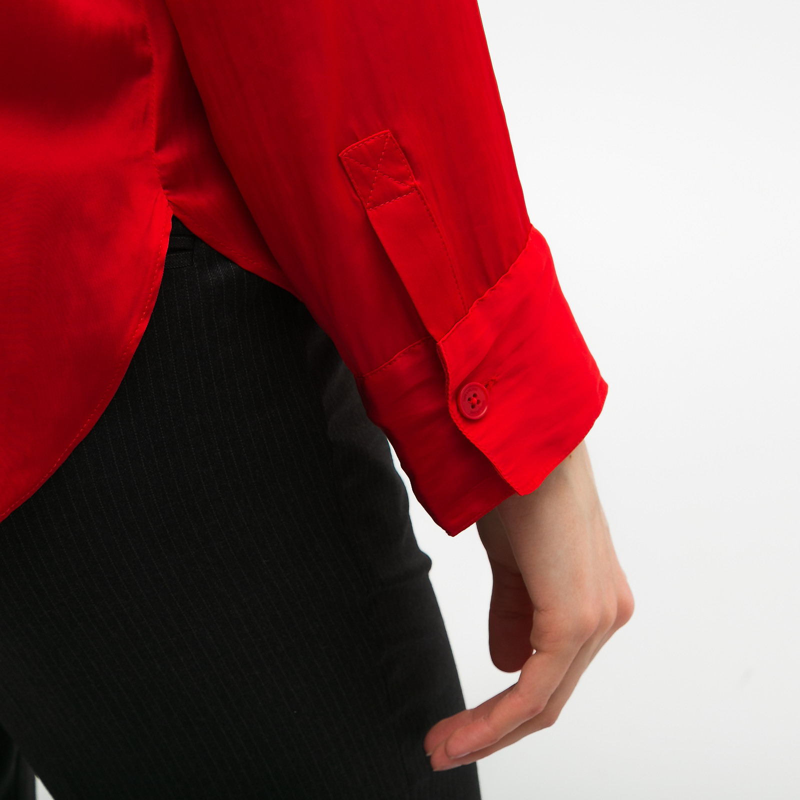 Блуза красного цвета Zadig & Voltaire - фото из каталога магазина брендовой одежды Second Friend Store Блуза Zadig & Voltaire - купить оригинал в секонд-хенде SFS - 5