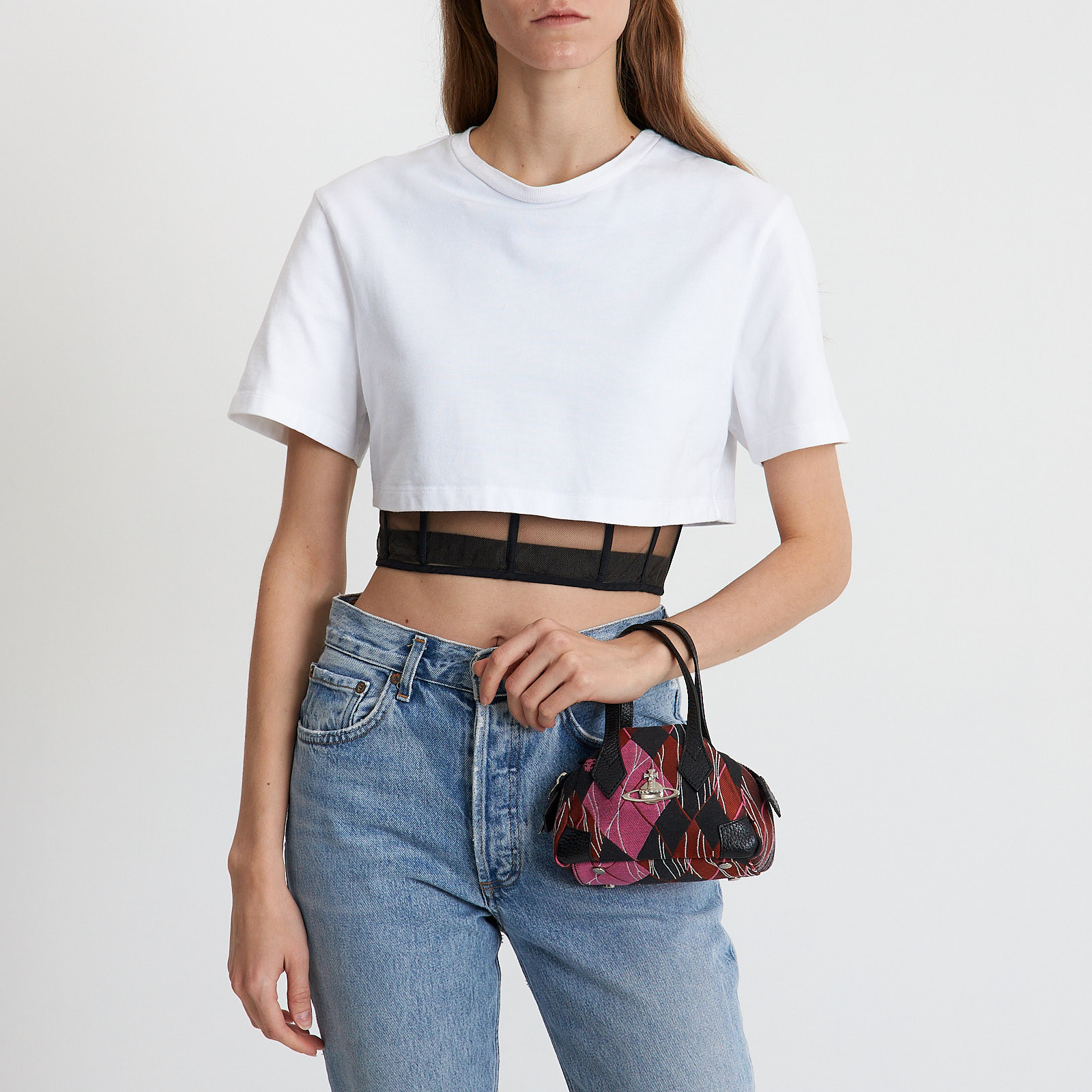 Сумка  черного цвета Vivienne Westwood - фото из каталога магазина брендовой одежды Second Friend Store Сумка Vivienne Westwood - купить оригинал в секонд-хенде SFS - 8