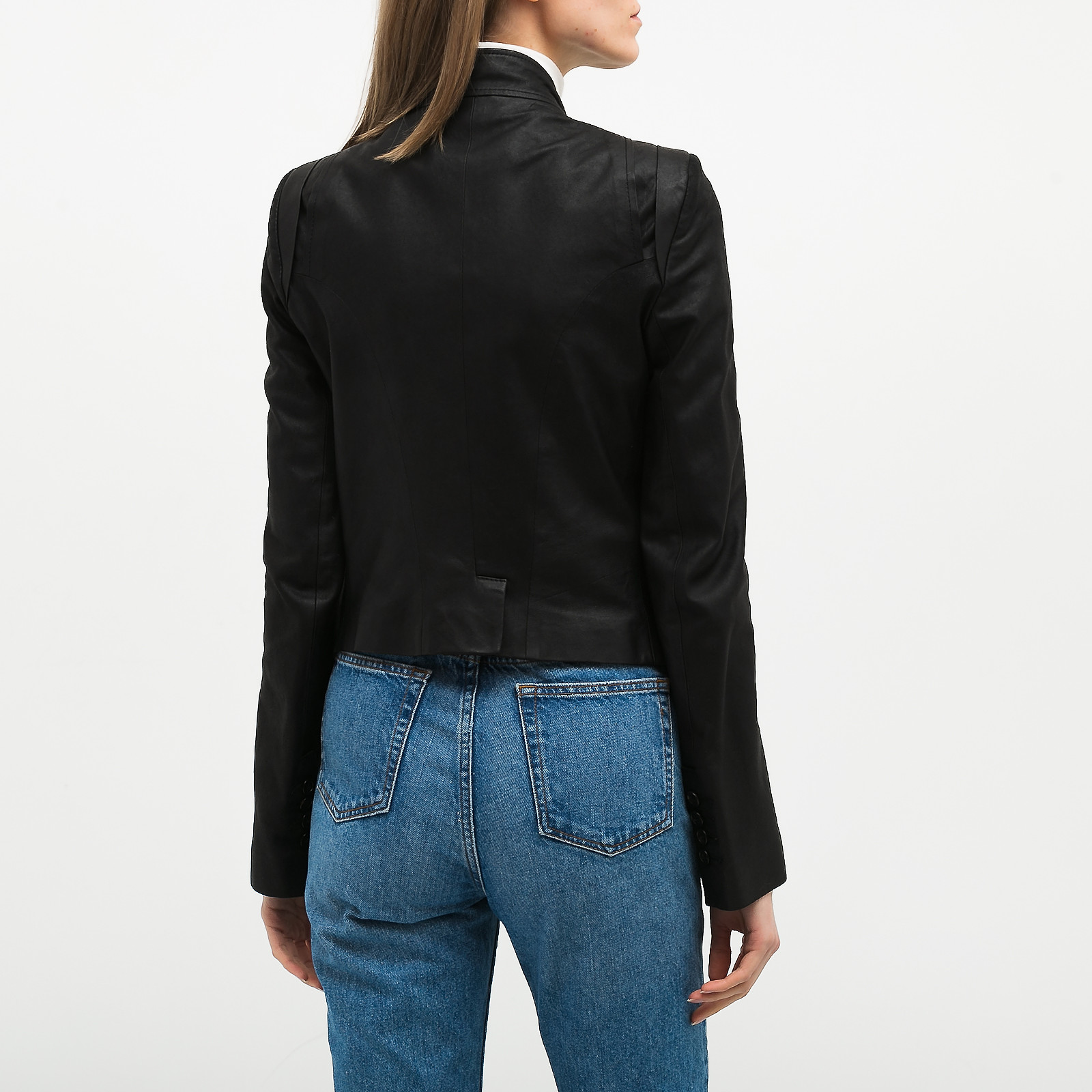 Кожаная куртка Ann Demeulemeester - купить оригинал в секонд-хенде SFS - 3