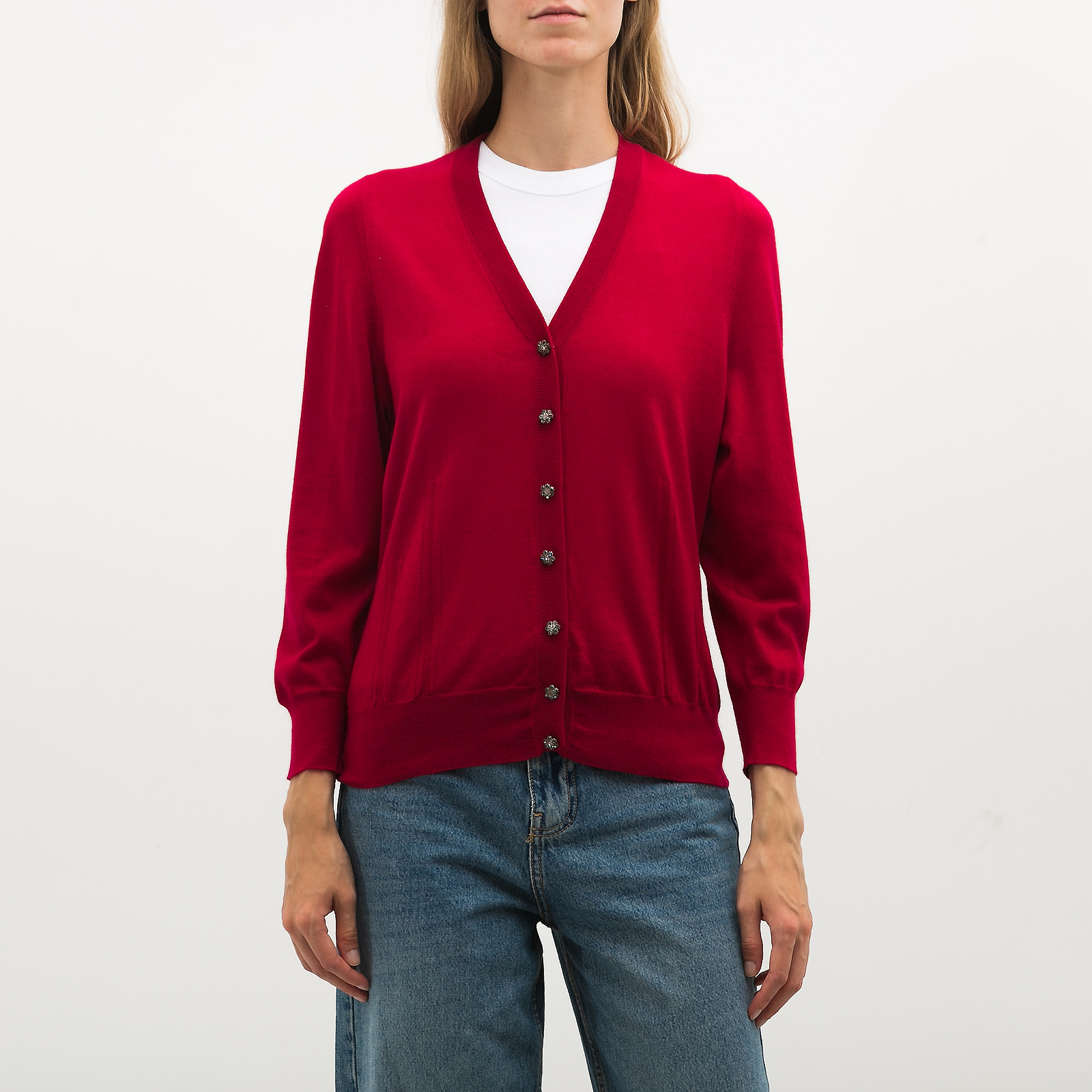 Кардиган коричневого цвета Dolce&Gabbana - фото из каталога магазина брендовой одежды Second Friend Store Кардиган Dolce&Gabbana - купить оригинал в секонд-хенде SFS - 1