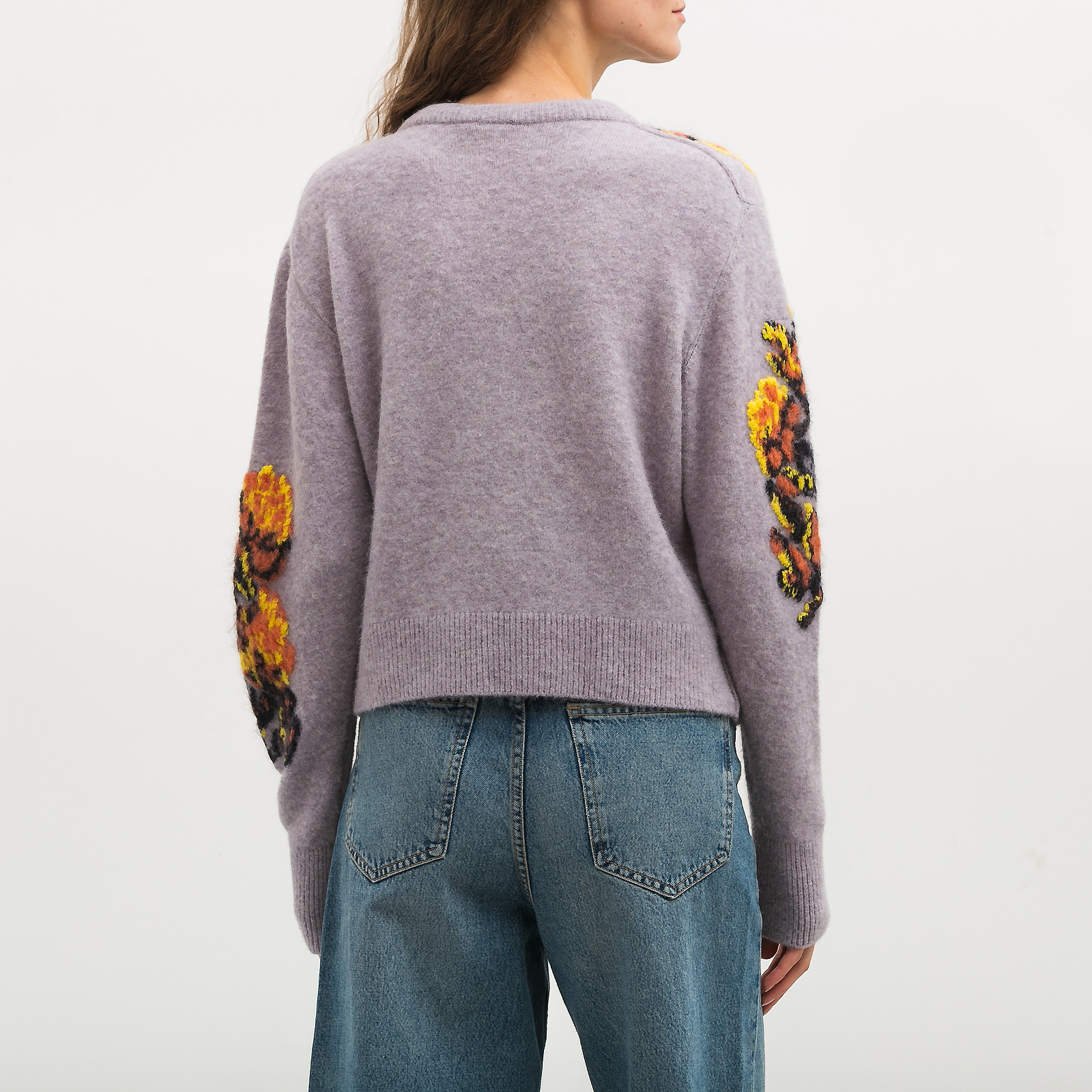 Свитер  фиолетового цвета Chloe - фото из каталога магазина брендовой одежды Second Friend Store Свитер Chloe - купить оригинал в секонд-хенде SFS - 2
