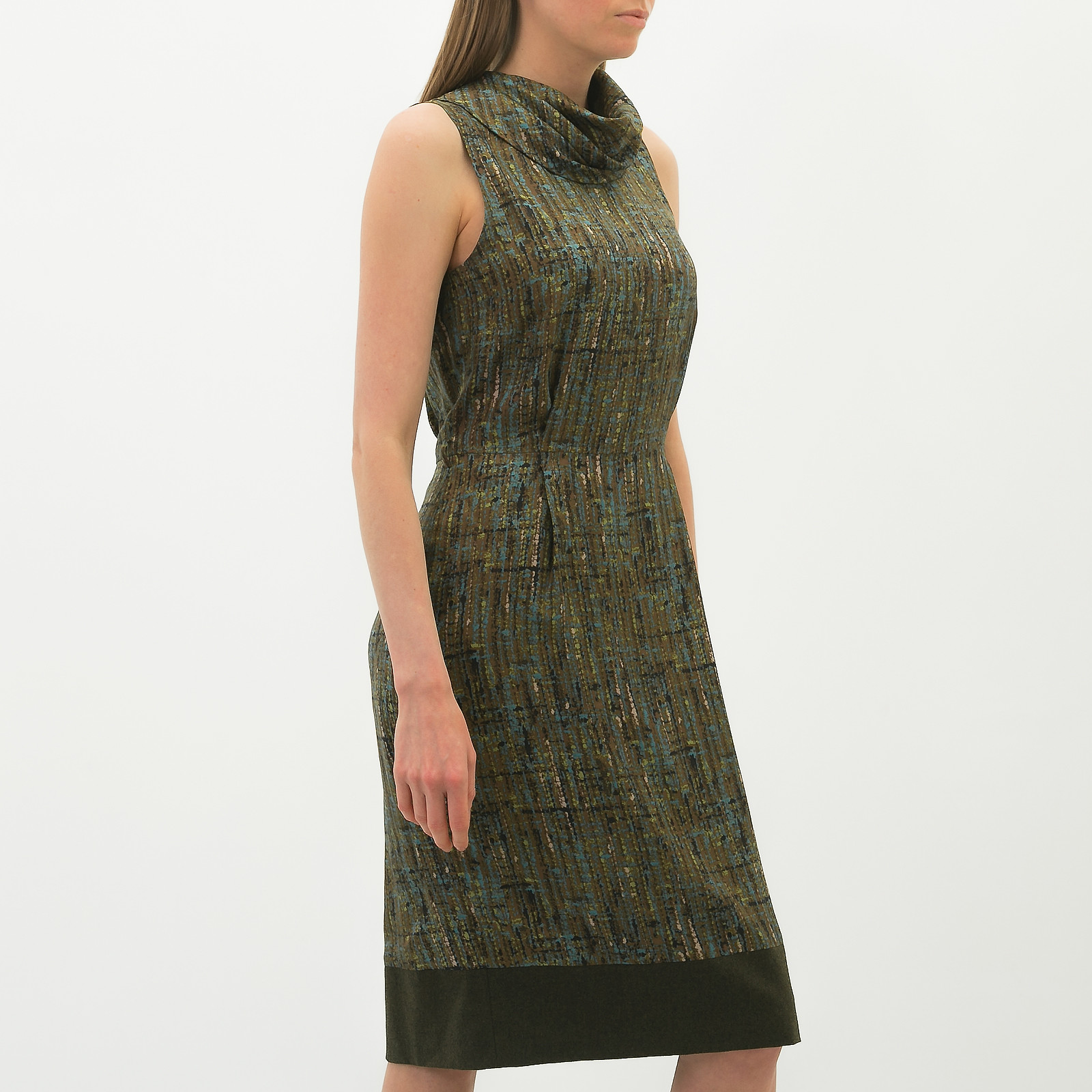 Платье зеленого цвета Max Mara - фото из каталога магазина брендовой одежды Second Friend Store Платье Max Mara - купить оригинал в секонд-хенде SFS - 3