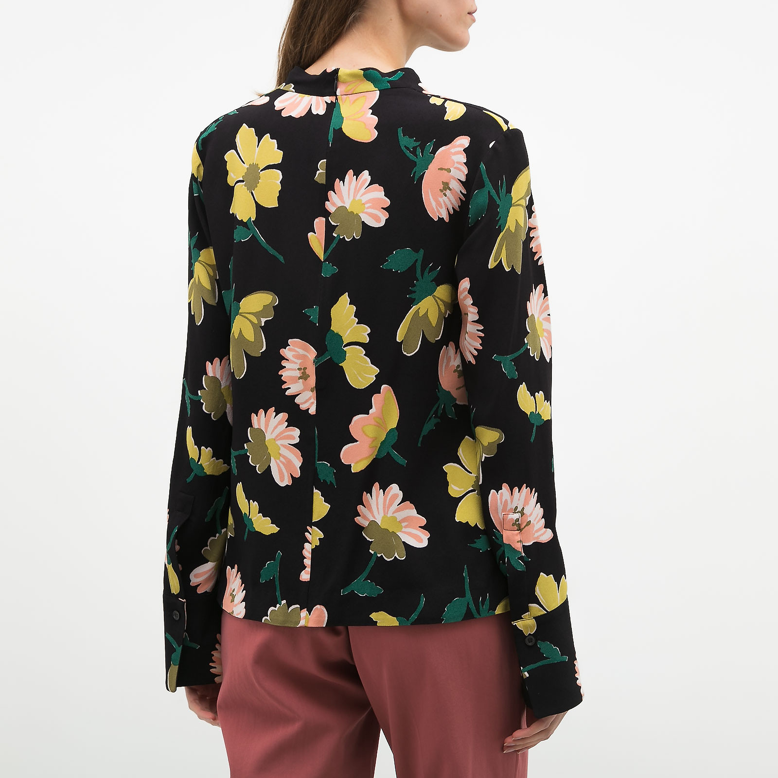 Блуза черного цвета Marni - фото из каталога магазина брендовой одежды Second Friend Store Блуза Marni - купить оригинал в секонд-хенде SFS - 3