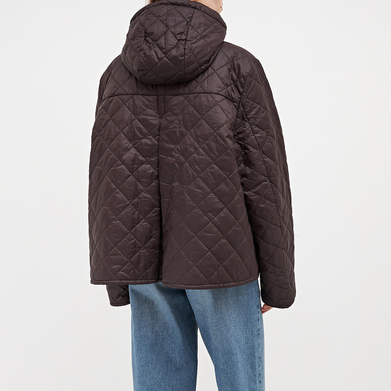 Куртка Barbour x коричневого цвета Ganni - фото из каталога магазина брендовой одежды Second Friend Store Куртка Barbour x Ganni - купить оригинал в секонд-хенде SFS - 4
