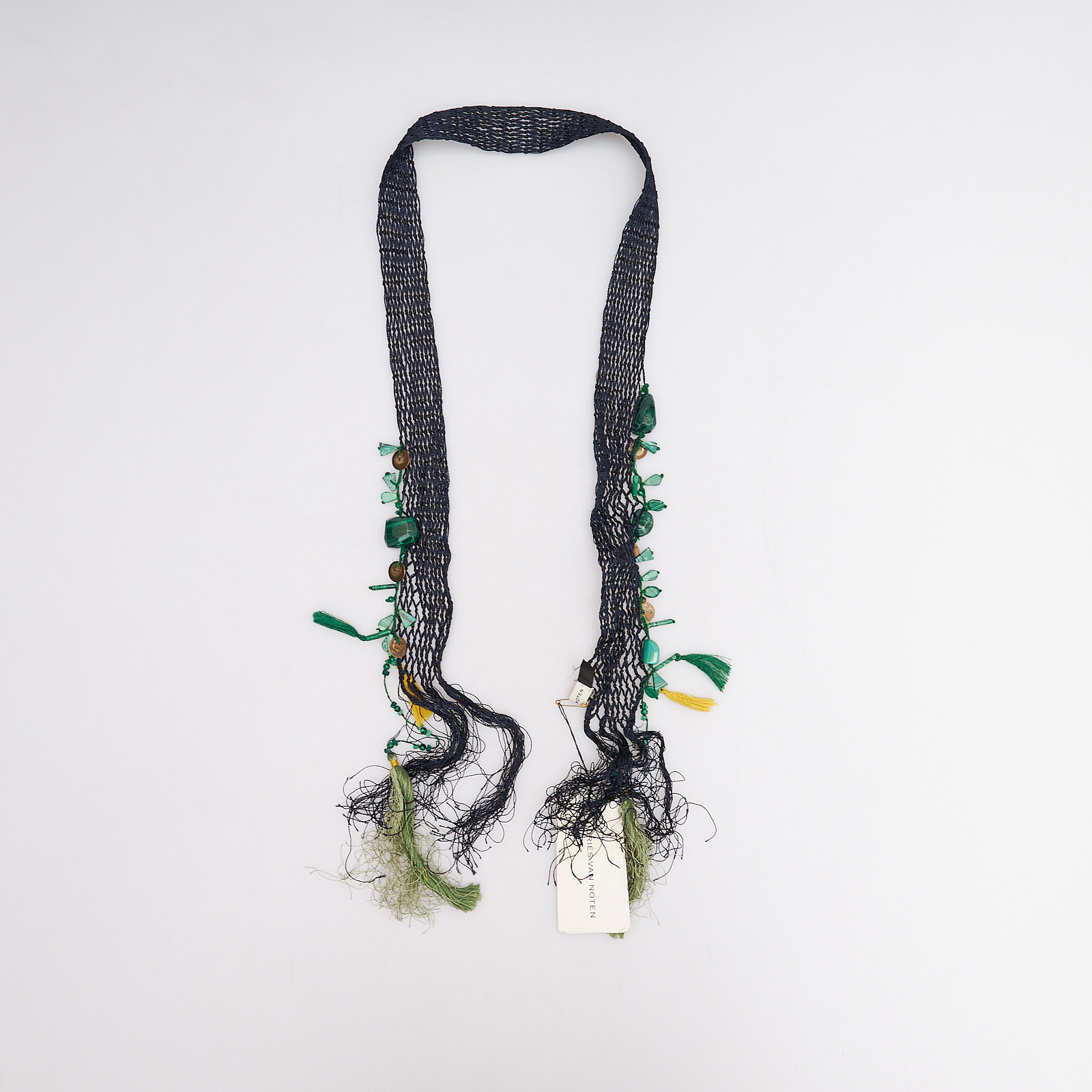 Аксессуар синего цвета Dries Van Noten - фото из каталога магазина брендовой одежды Second Friend Store Аксессуар Dries Van Noten - купить оригинал в секонд-хенде SFS - 1