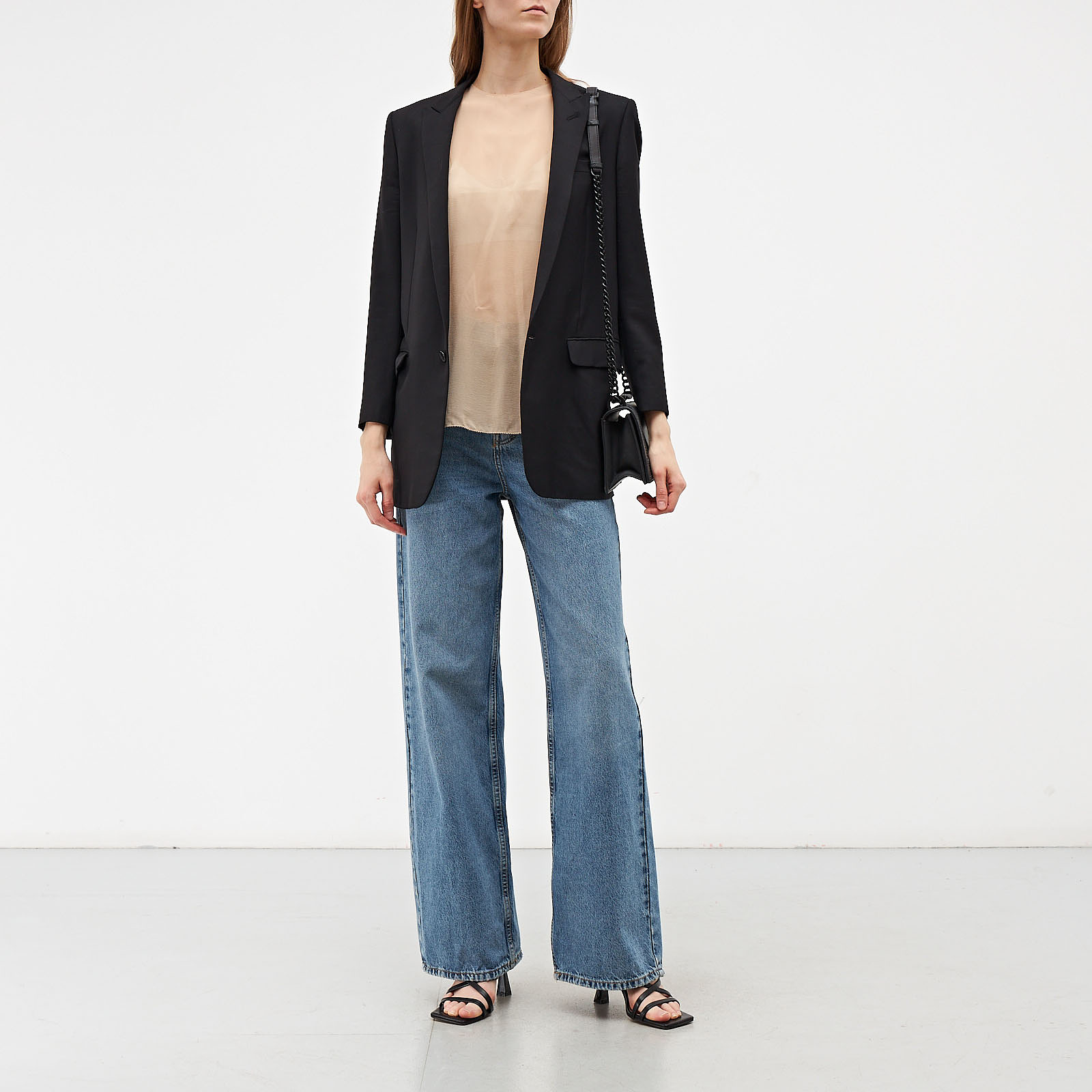 Топ бежевого цвета Maison Margiela - фото из каталога магазина брендовой одежды Second Friend Store Топ Maison Margiela - купить оригинал в секонд-хенде SFS - 3