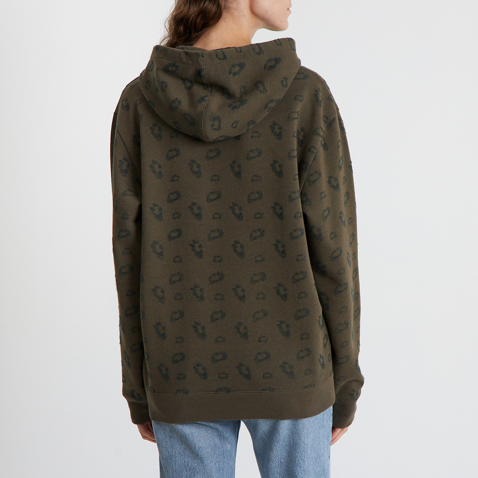 Худи зеленого цвета Saint Laurent - фото из каталога магазина брендовой одежды Second Friend Store Худи Saint Laurent - купить оригинал в секонд-хенде SFS - 3