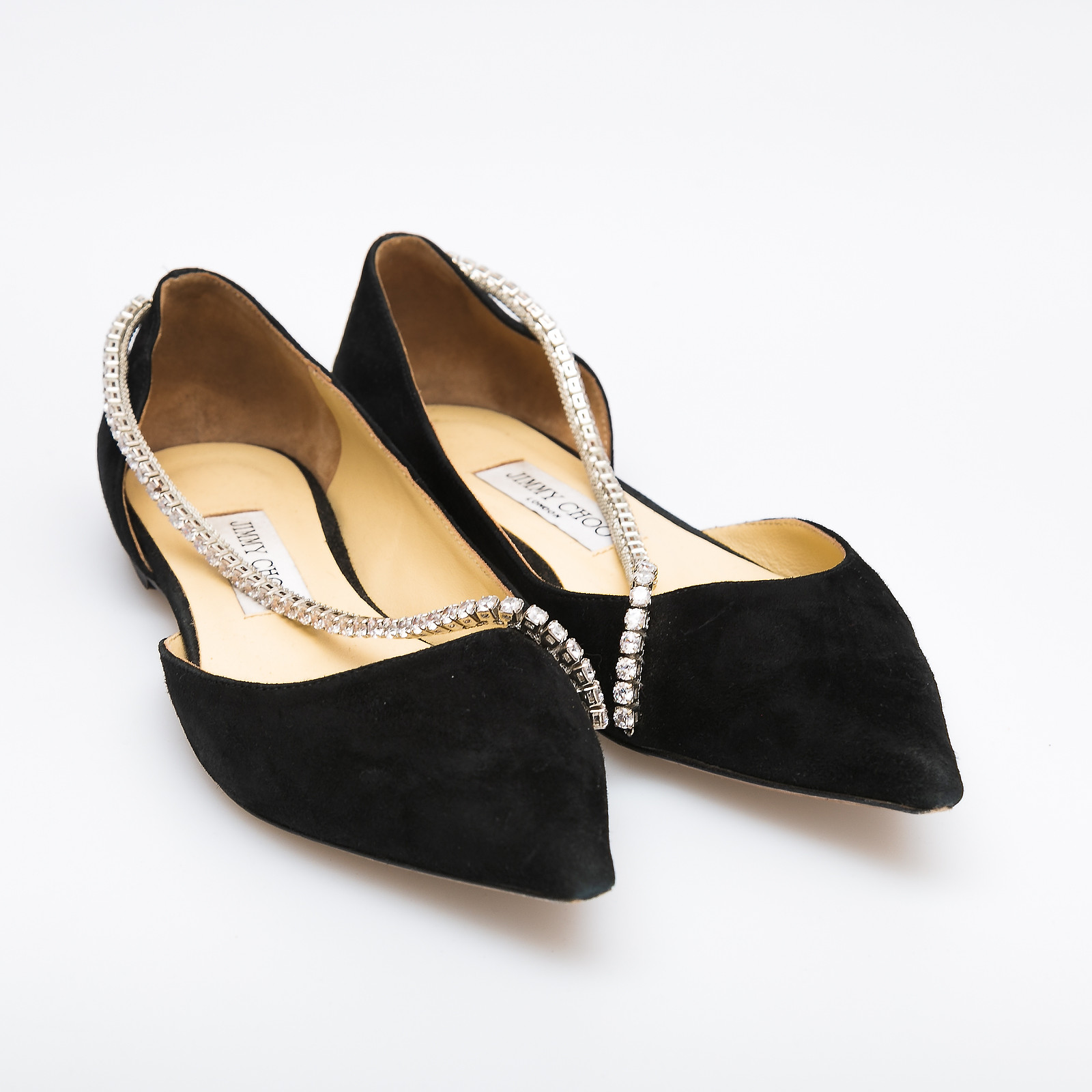 Балетки черного цвета Jimmy Choo - фото из каталога магазина брендовой одежды Second Friend Store Балетки Jimmy Choo - купить оригинал в секонд-хенде SFS - 2