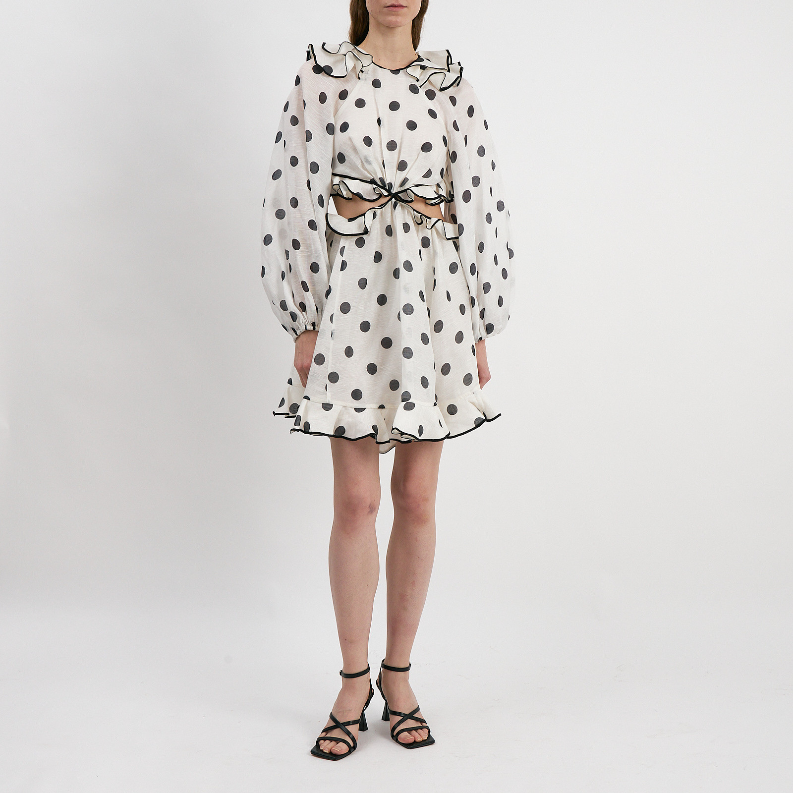 Платье белого цвета Zimmermann - фото из каталога магазина брендовой одежды Second Friend Store Платье Zimmermann - купить оригинал в секонд-хенде SFS - 2