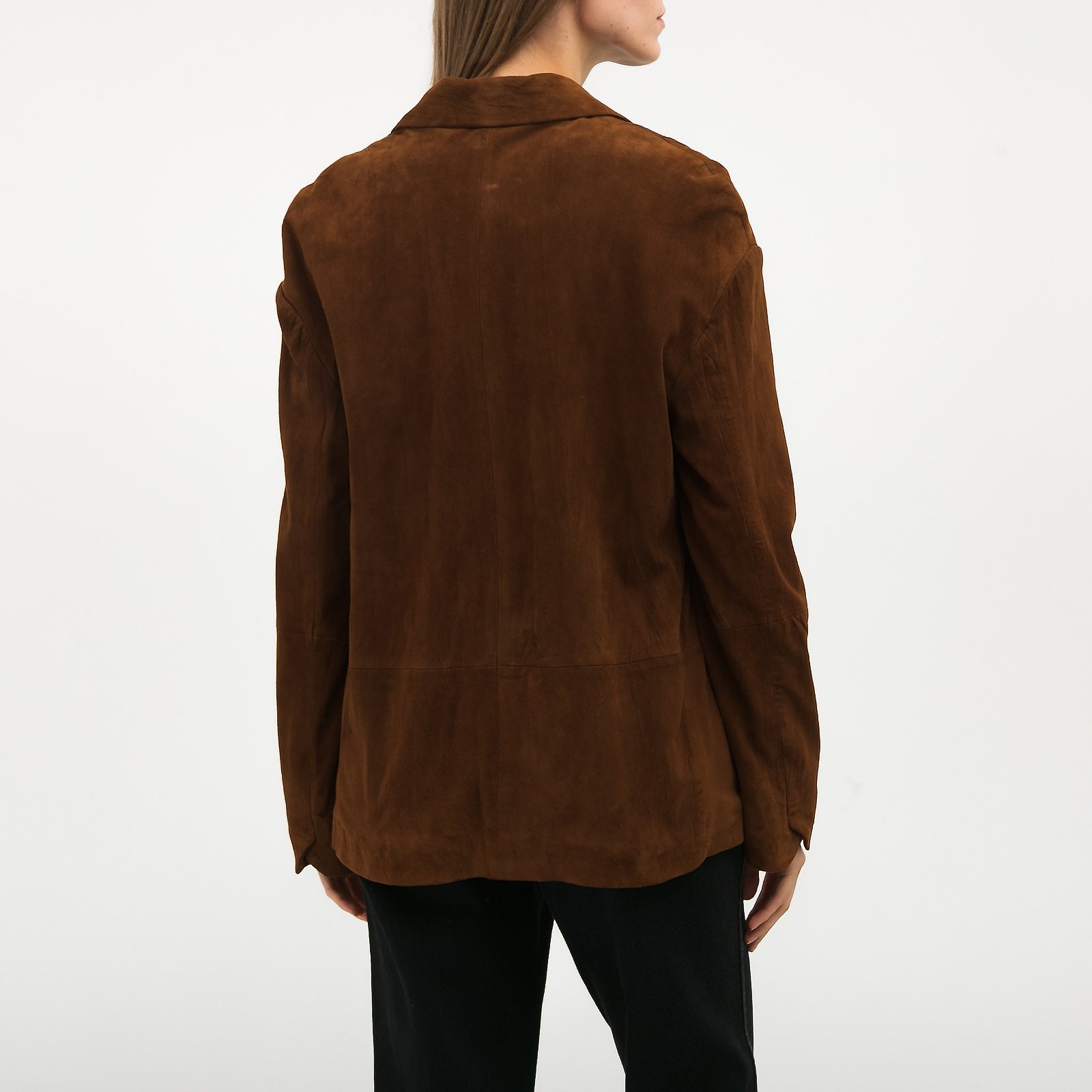 Пиджак коричневого цвета Zadig & Voltaire - фото из каталога магазина брендовой одежды Second Friend Store Пиджак Zadig & Voltaire - купить оригинал в секонд-хенде SFS - 3