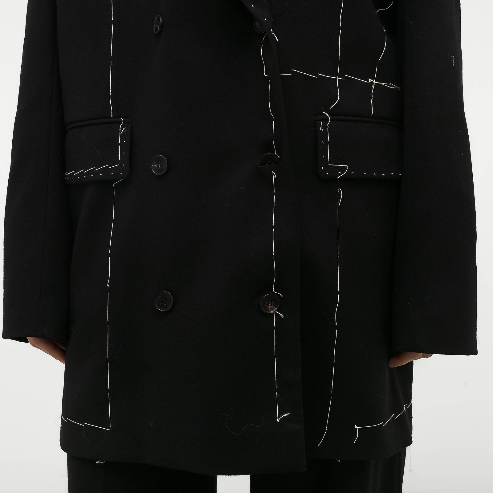 Костюм черного цвета Ruban - фото из каталога магазина брендовой одежды Second Friend Store Костюм Ruban - купить оригинал в секонд-хенде SFS - 5