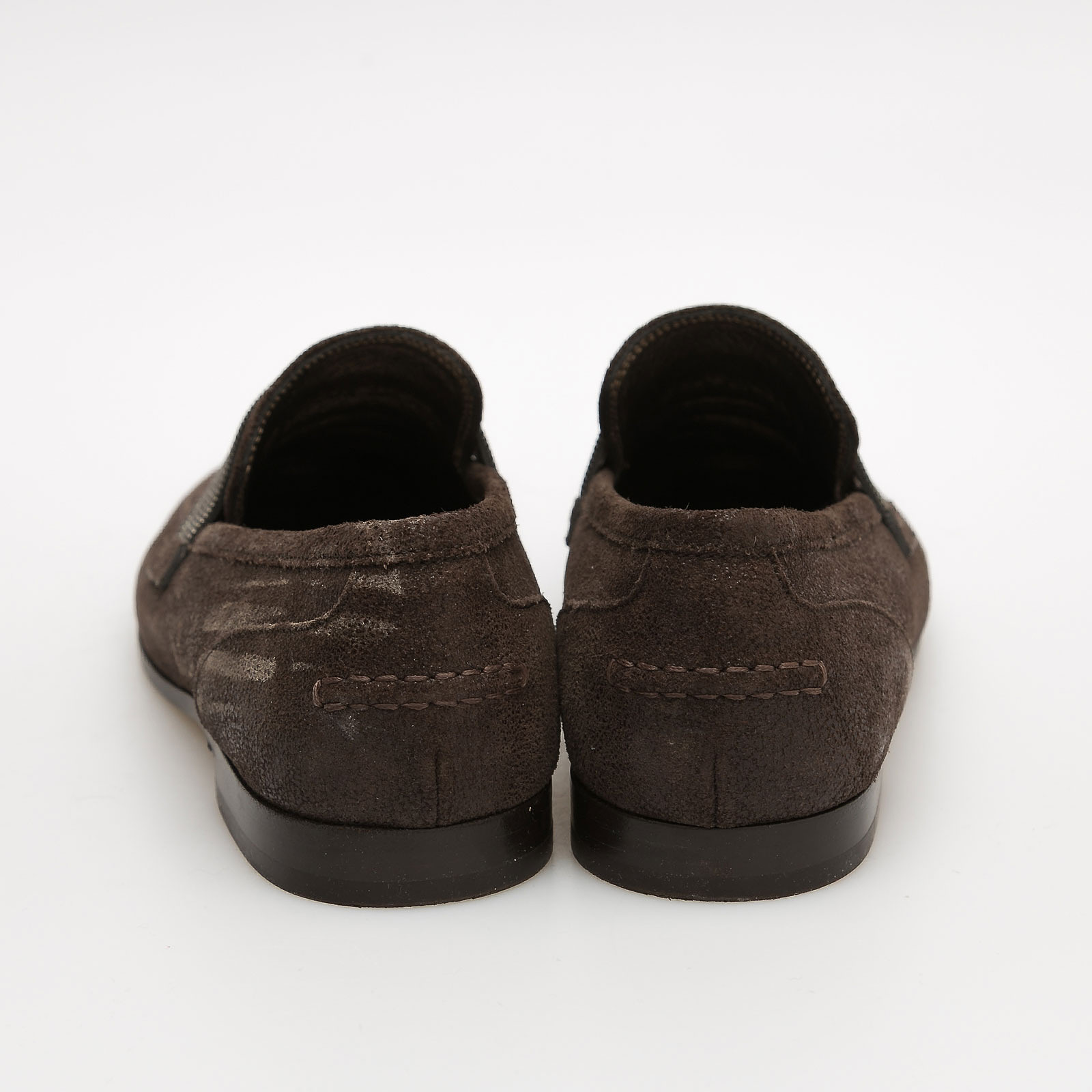 Лоферы коричневого цвета Brunello Cucinelli - фото из каталога магазина брендовой одежды Second Friend Store Лоферы Brunello Cucinelli - купить оригинал в секонд-хенде SFS - 5