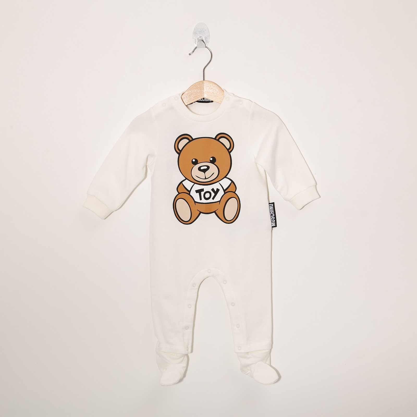 Комбинезон белого цвета Moschino - фото из каталога магазина брендовой одежды Second Friend Store Комбинезон Moschino - купить оригинал в секонд-хенде SFS - 1