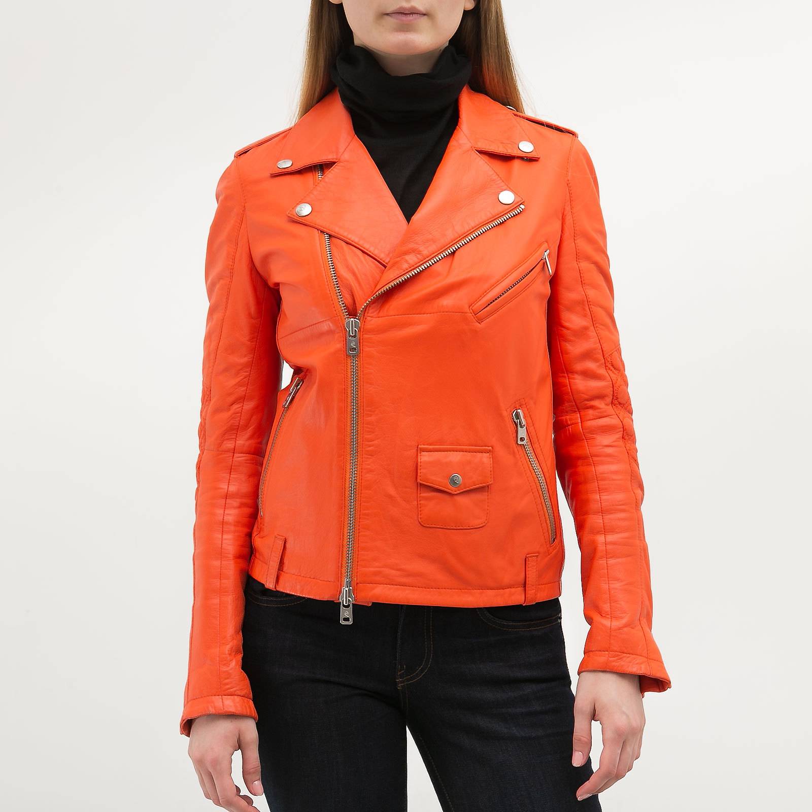 Кожаная куртка McQ by Alexander McQueen - купить оригинал в секонд-хенде SFS - 1