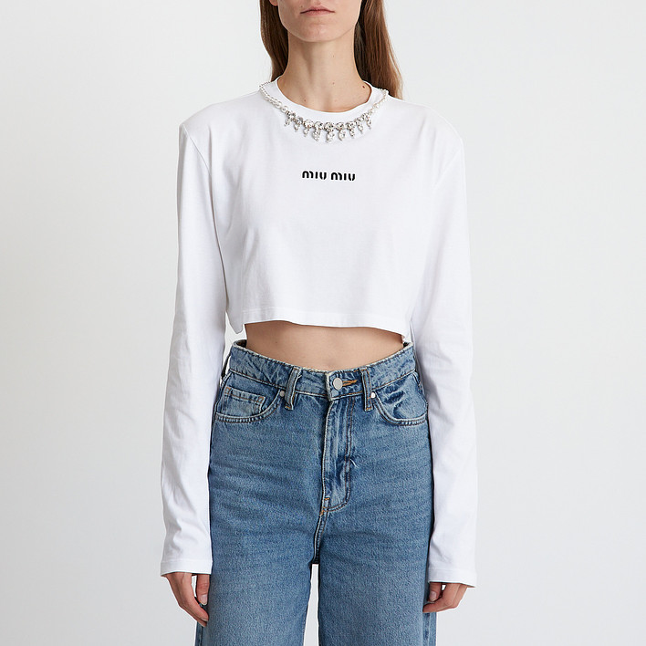 Лонгслив Miu Miu