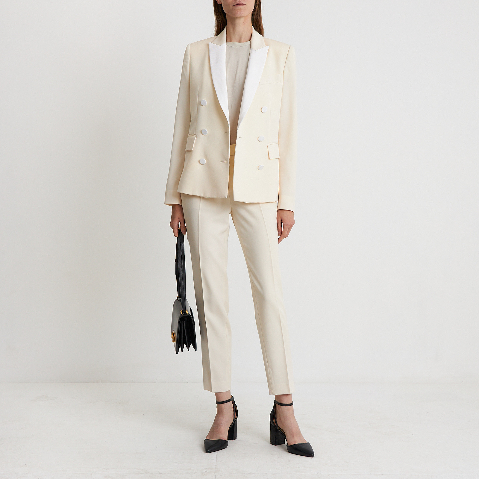 Костюм  белого цвета Stella McCartney - фото из каталога магазина брендовой одежды Second Friend Store Костюм Stella McCartney - купить оригинал в секонд-хенде SFS - 1