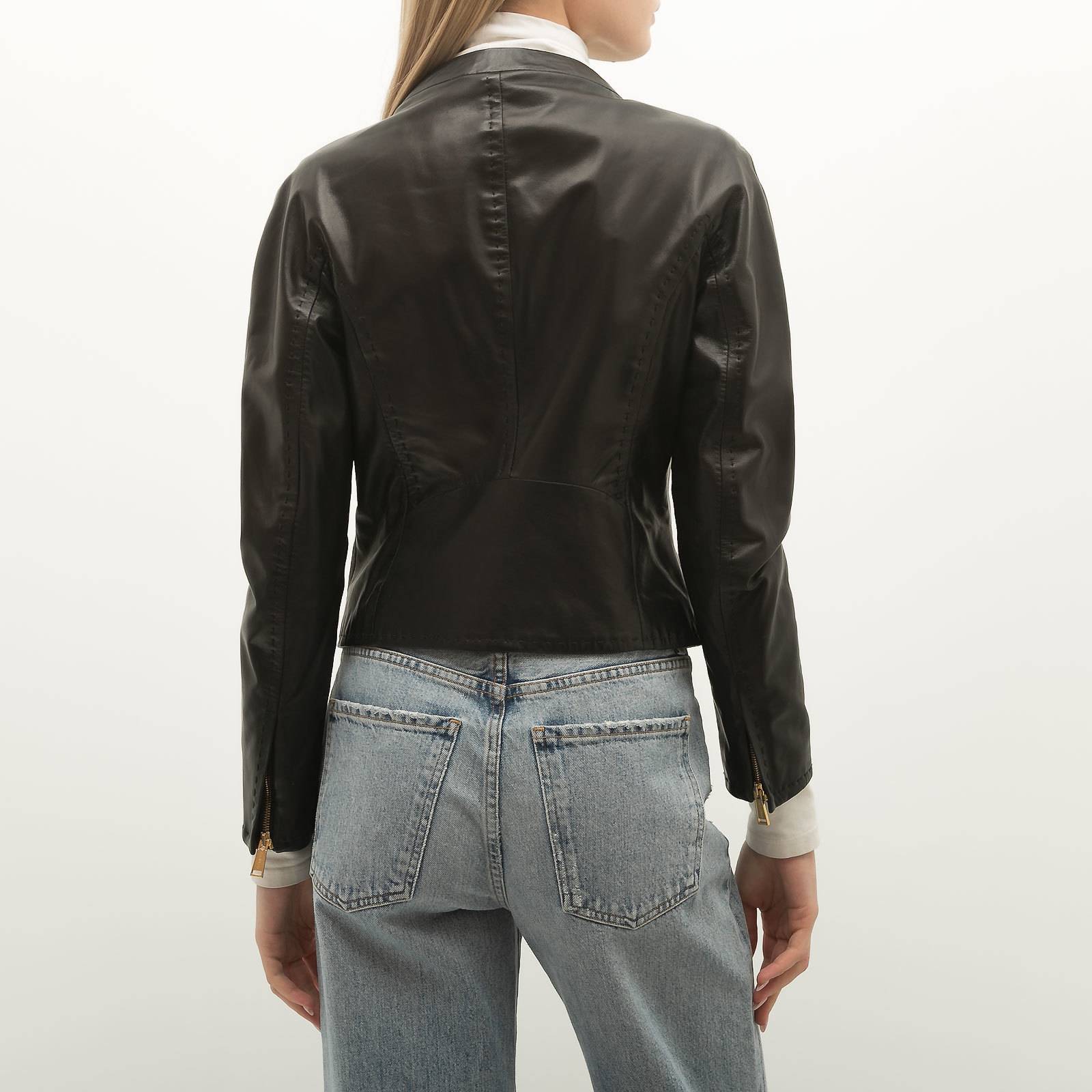 Куртка кожаная Dsquared2 - купить оригинал в секонд-хенде SFS - 3