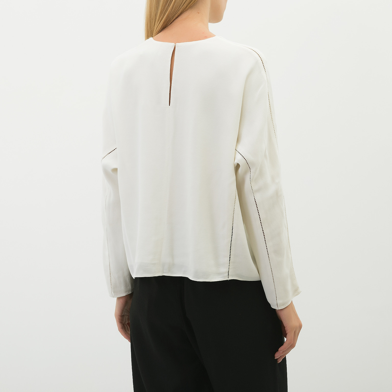Блуза белого цвета T by Alexander Wang - фото из каталога магазина брендовой одежды Second Friend Store Блуза T by Alexander Wang - купить оригинал в секонд-хенде SFS - 2