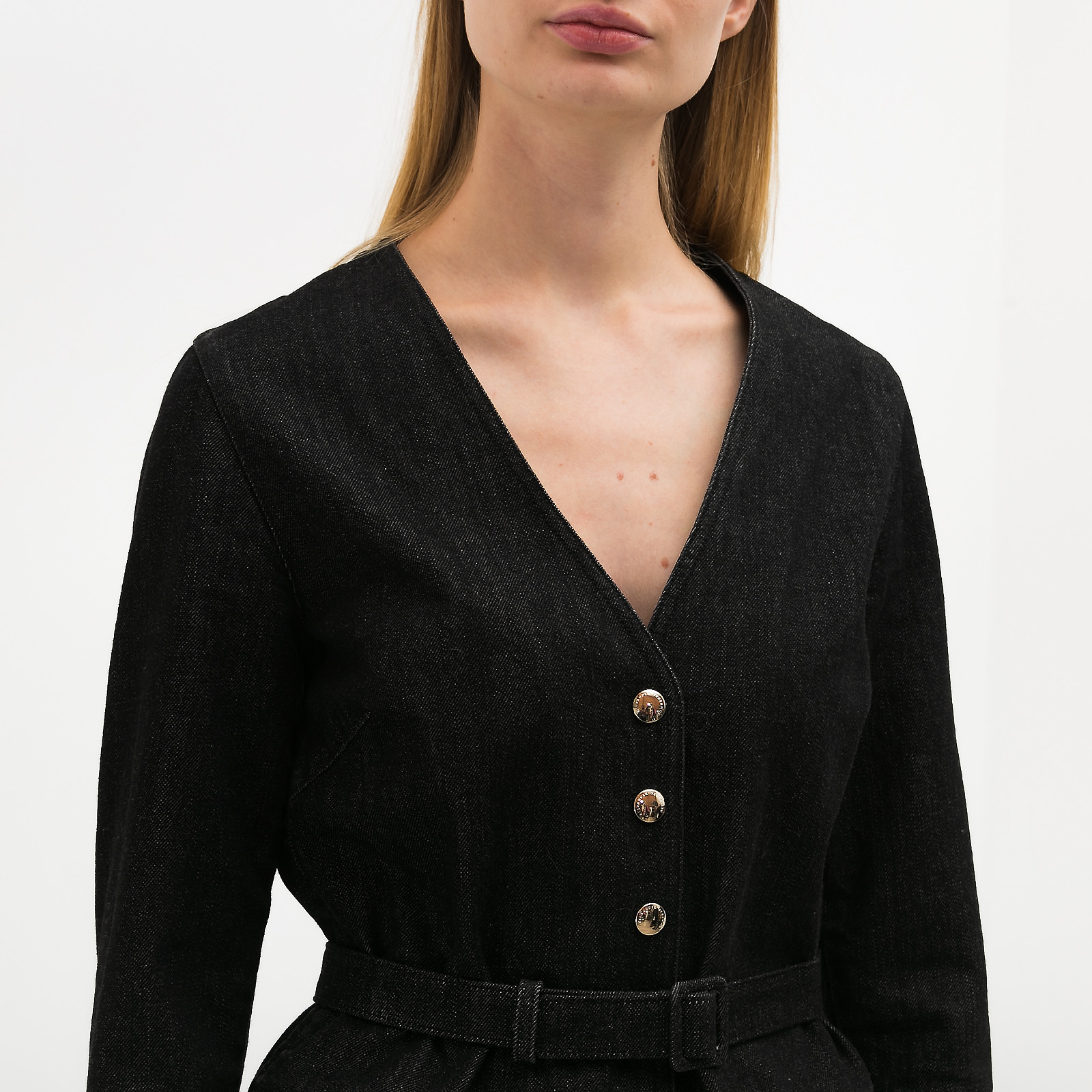 Платье черного цвета Alexander Terekhov - фото из каталога магазина брендовой одежды Second Friend Store Платье Alexander Terekhov - купить оригинал в секонд-хенде SFS - 3