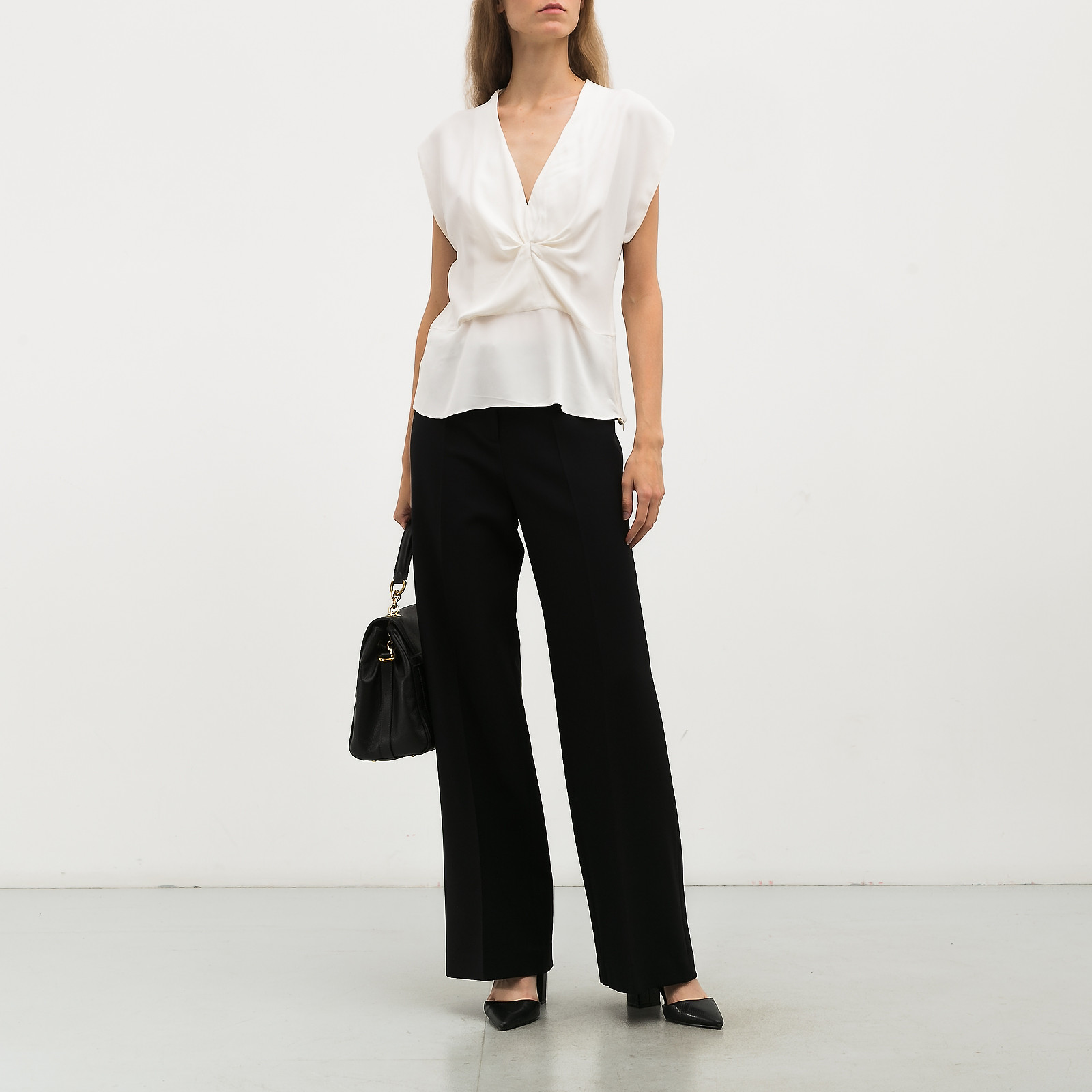 Топ  белого цвета Marni - фото из каталога магазина брендовой одежды Second Friend Store Топ Marni - купить оригинал в секонд-хенде SFS - 3