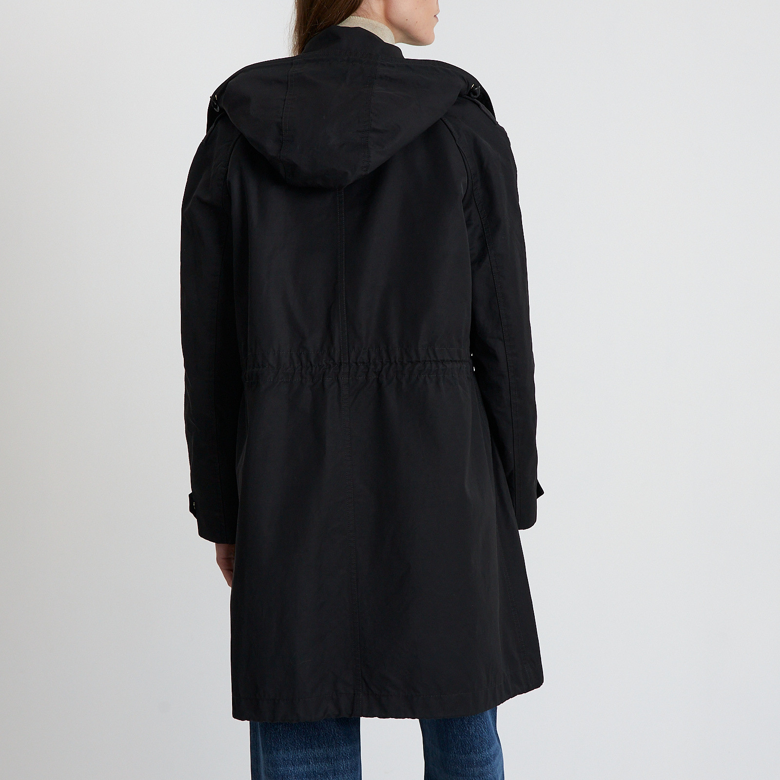 Тренч черного цвета Burberry Brit - фото из каталога магазина брендовой одежды Second Friend Store Тренч Burberry Brit - купить оригинал в секонд-хенде SFS - 3