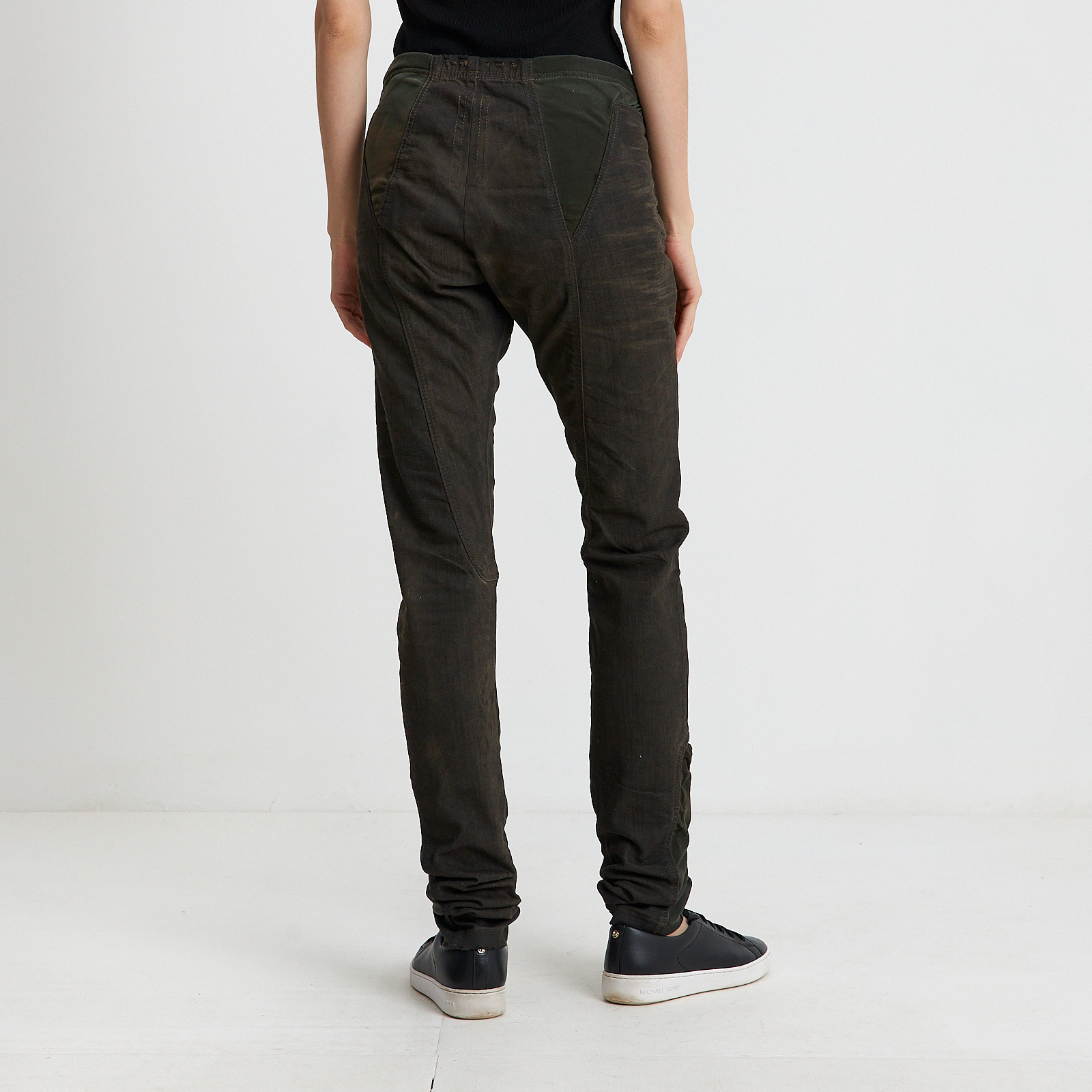 Джинсы серого цвета Rick Owens DRKSHDW - фото из каталога магазина брендовой одежды Second Friend Store Джинсы Rick Owens DRKSHDW - купить оригинал в секонд-хенде SFS - 3