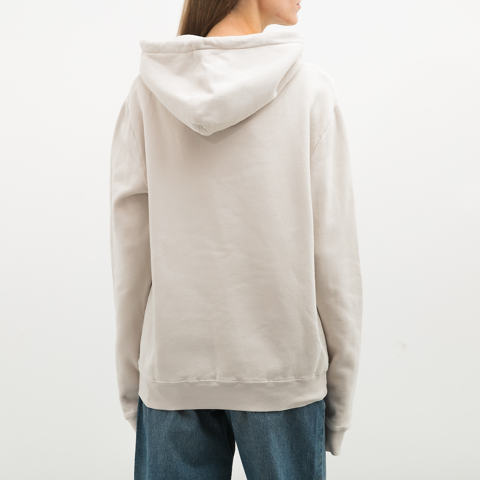 Худи белого цвета Saint Laurent - фото из каталога магазина брендовой одежды Second Friend Store Худи Saint Laurent - купить оригинал в секонд-хенде SFS - 2